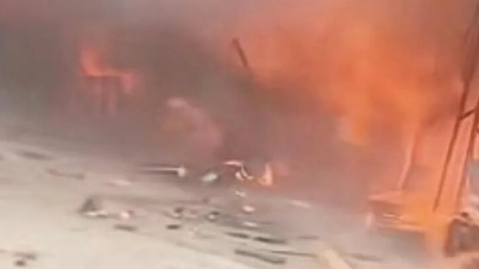 Explzie devastatoare în China. Opt oameni au murit.