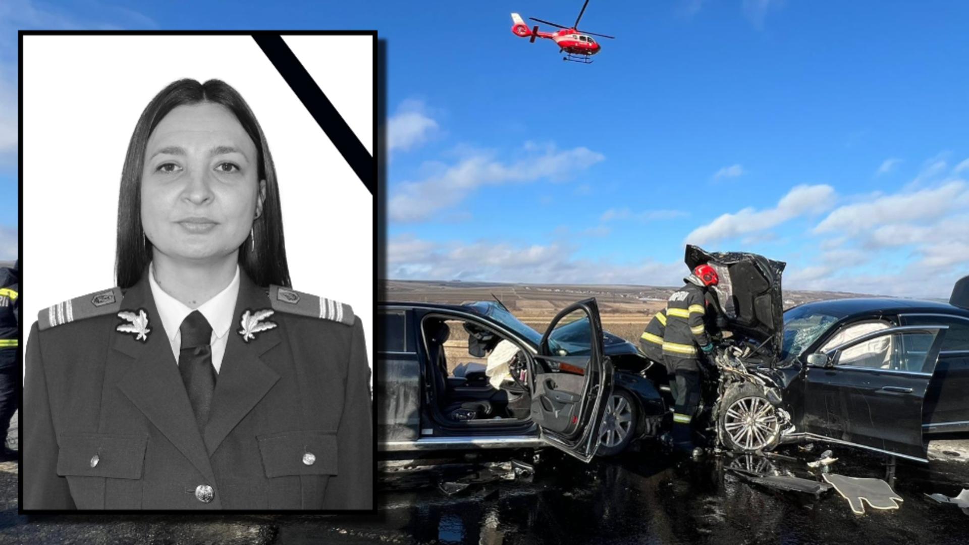 Diana, gravida care a murit în accidentul din Iași, era căpitan la Jandarmeria Vaslui