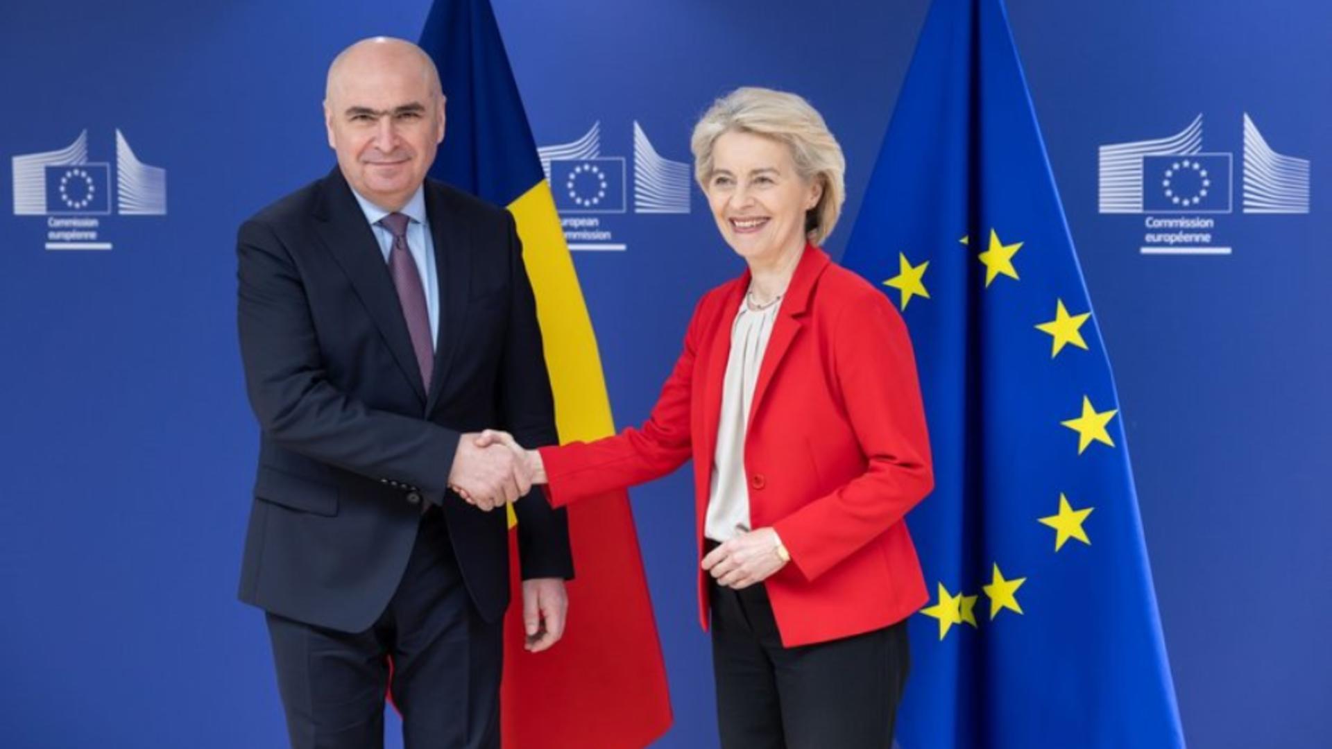 Ilie Bolojan și Ursula von der Leyen