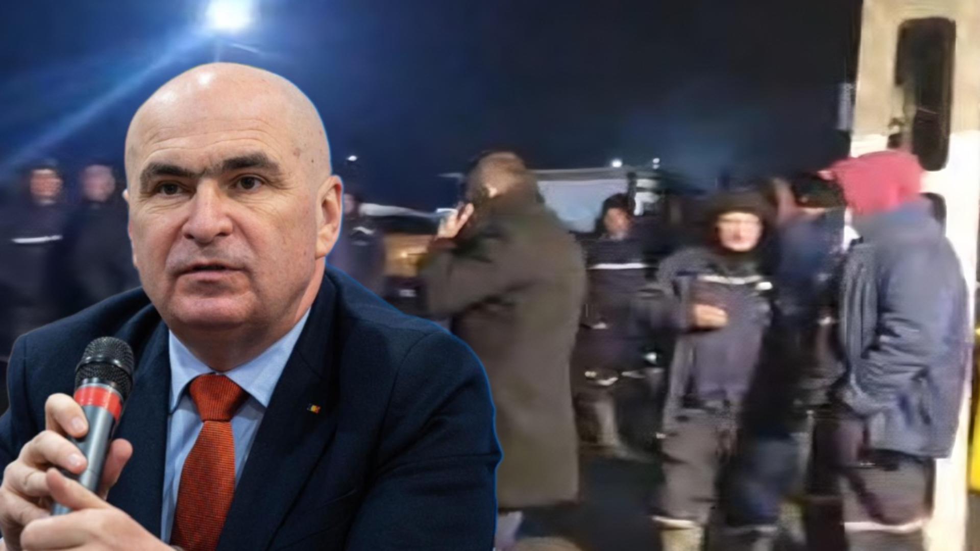 Minerii protestează în fața Guvernului: cer venituri compensatorii și tichete de masă