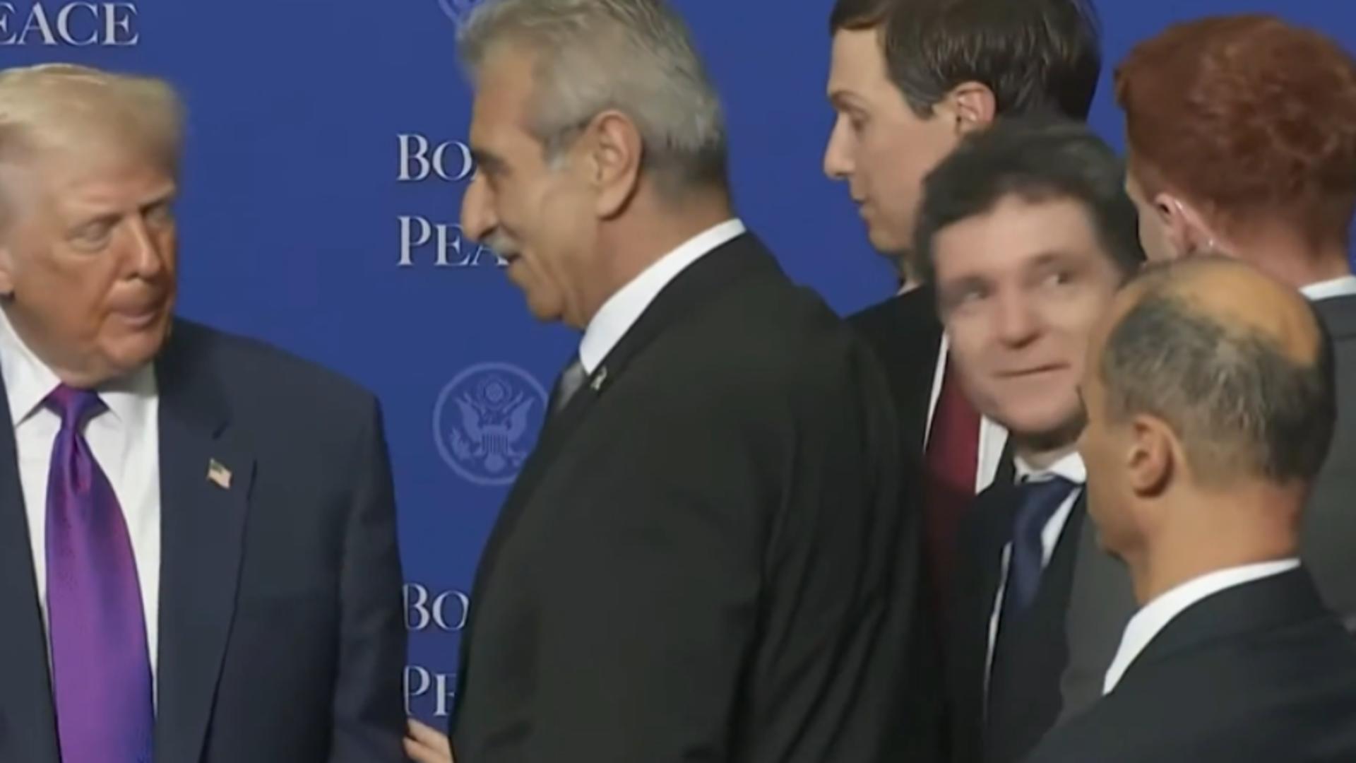 Nicușor Dan, pus la punct de Secret Service la Consiliul pentru Pace