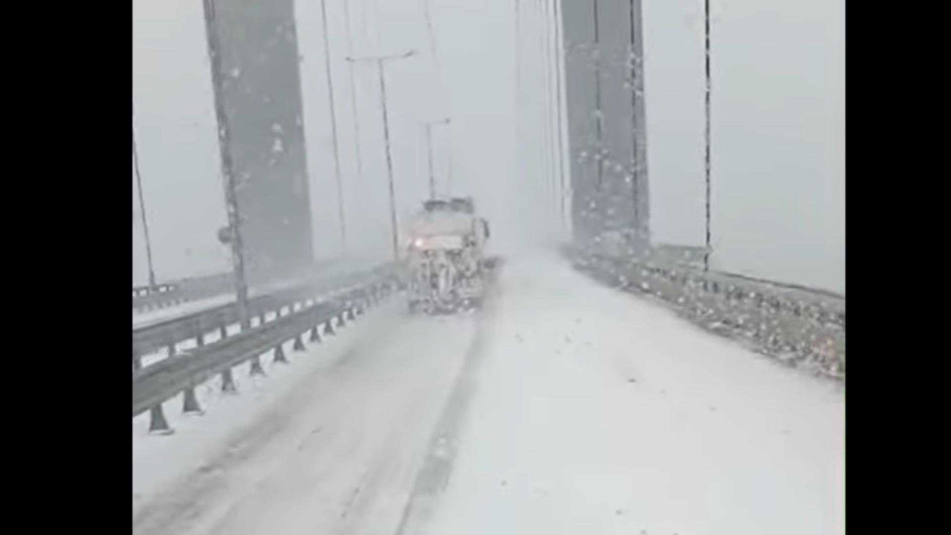 Podul de la Brăila este închis circulației