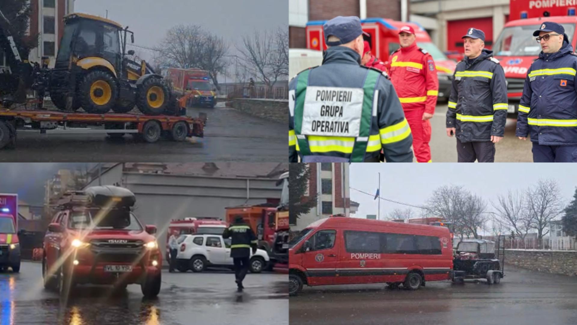 IGSU, mobilizare impresionantă de forțe