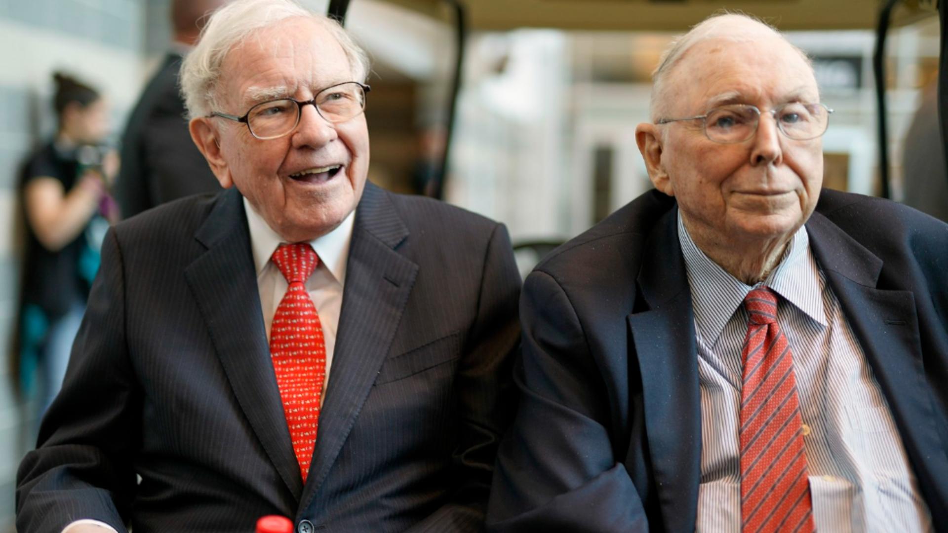 Warren Buffett și Charlie Munger. Foto: Profimedia