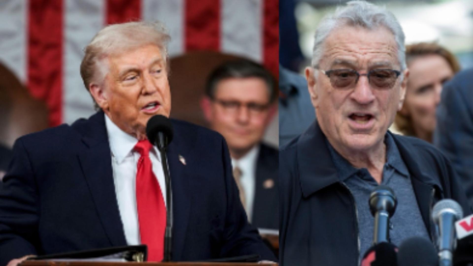Donald Trump și Robert De Niro. Foto: Profimedia