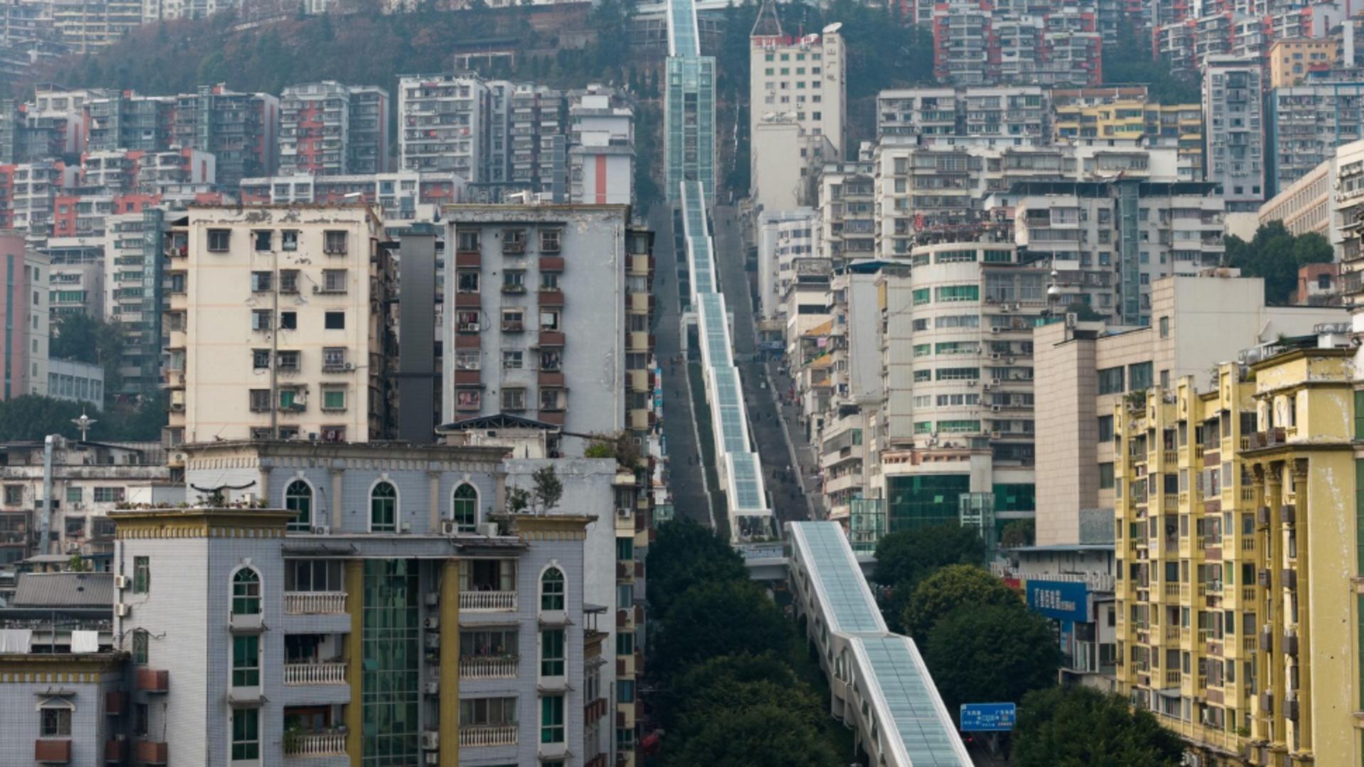 Wushan Goddess Escalator. Foto: Profimedia