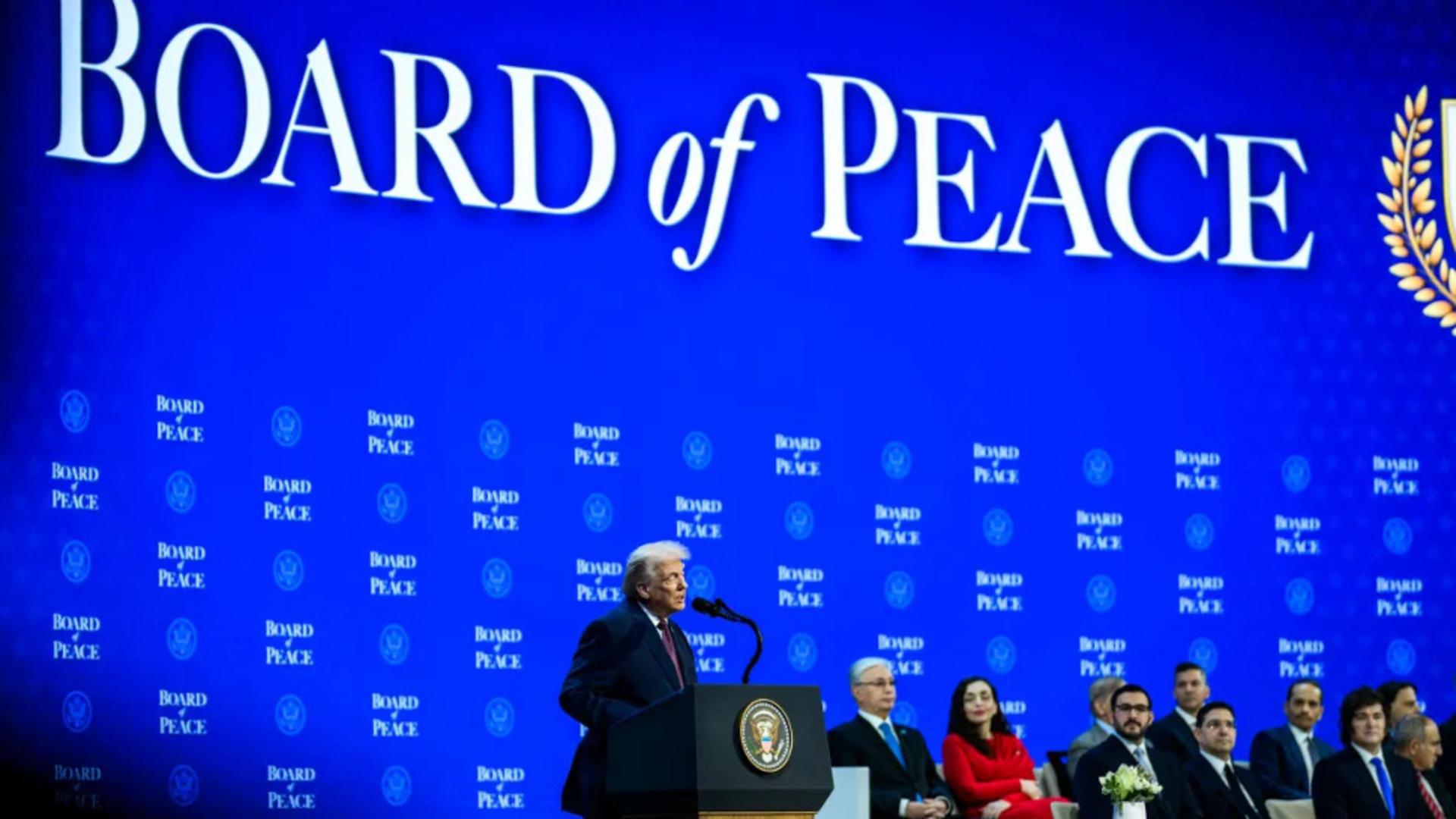 Prima întâlnire a Consiliului pentru Pace, programată pe 19 februarie, la Institutul American pentru Pace din Washington/ Profimedia