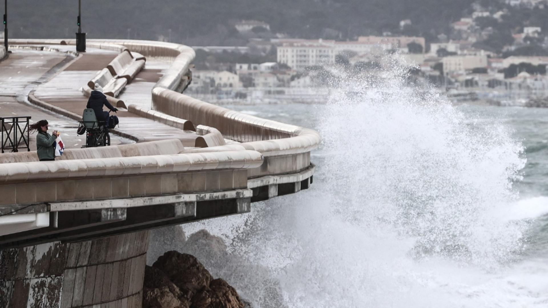 Vântul a atins chiar și 120 de km pe oră (Profimedia)