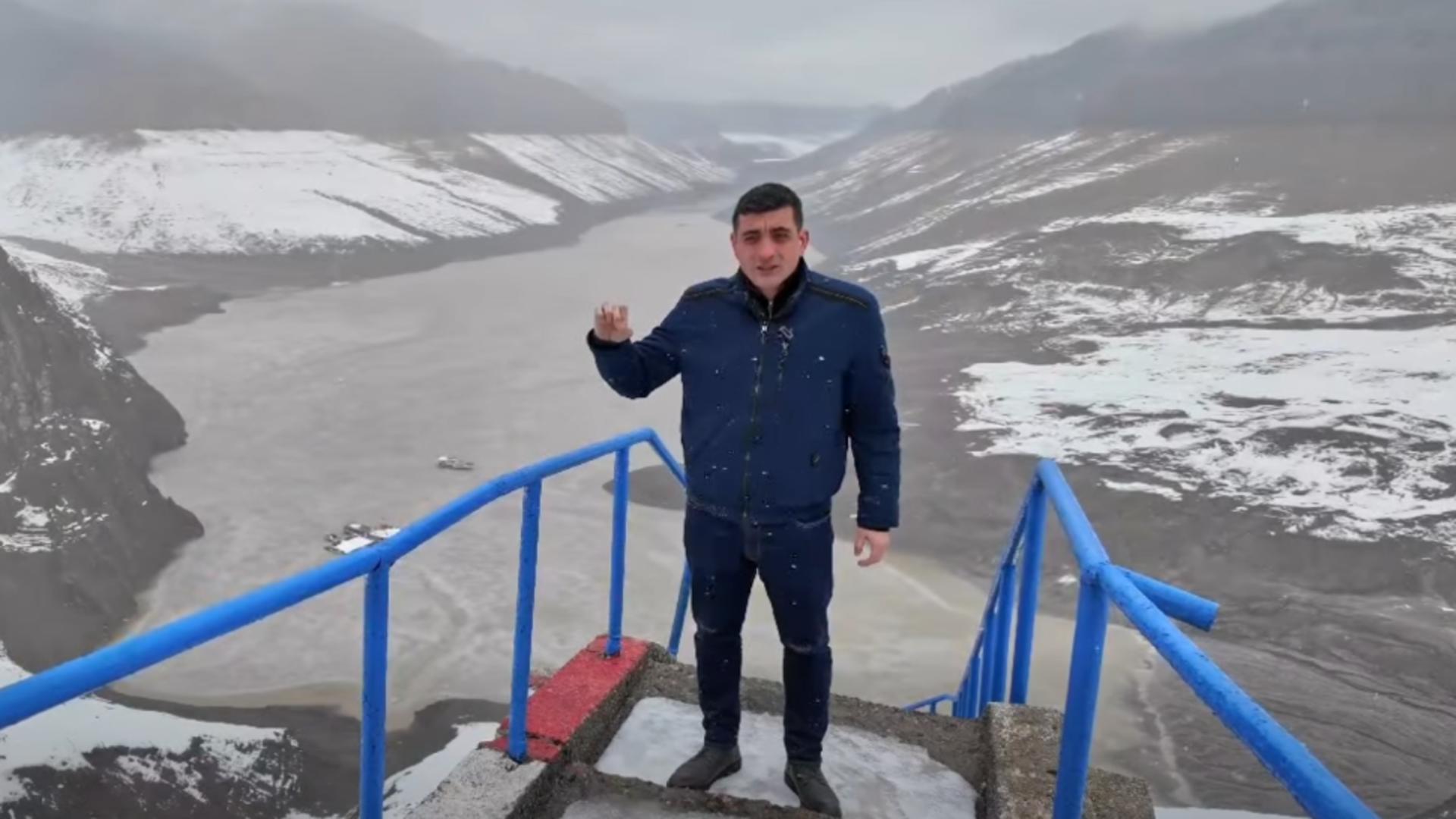 George Simion, mesaj incendiar de la barajul Vidraru: „12 februarie, ora 12”. VIDEO