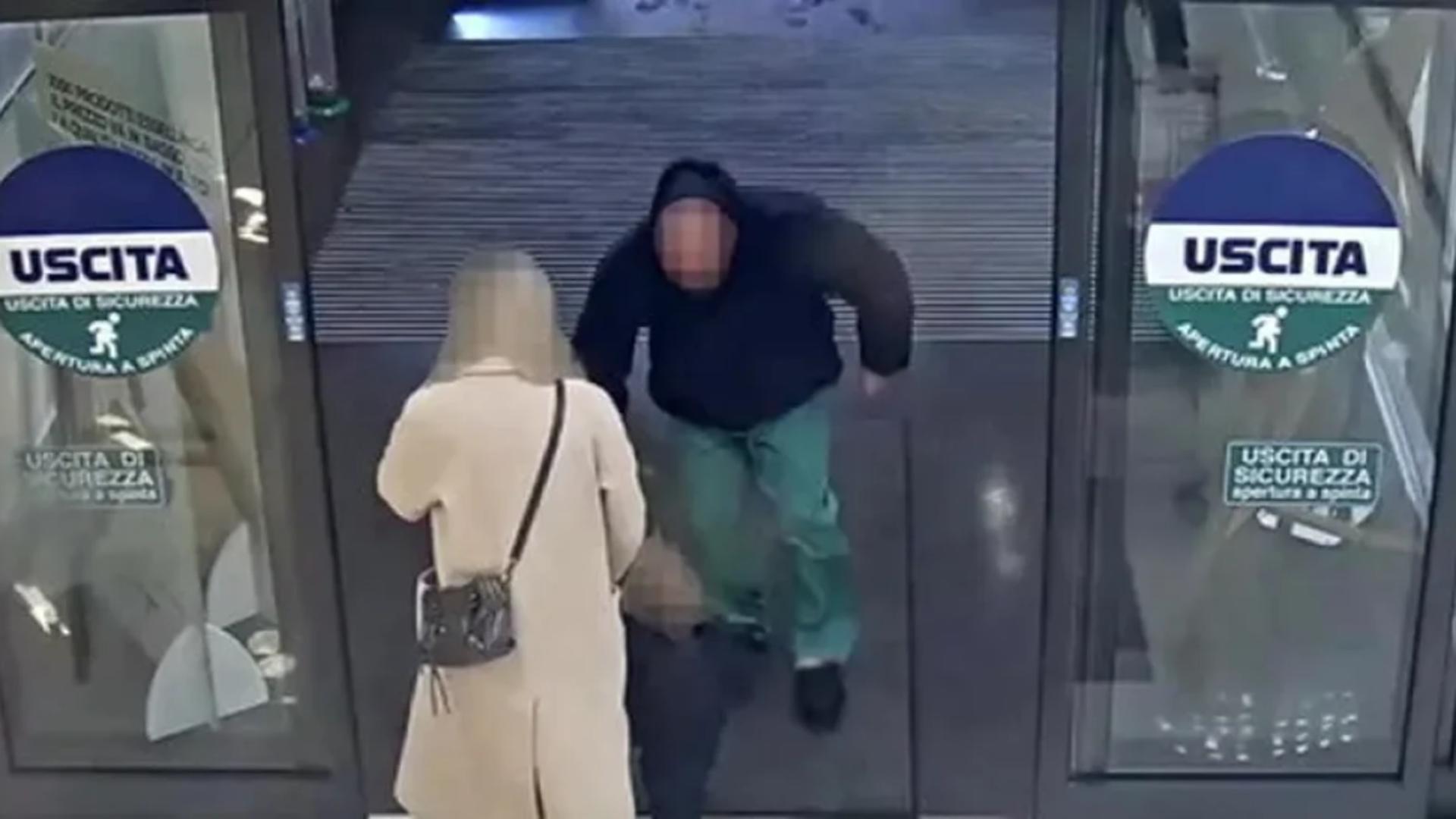 Captură din imaginile camerelor de supraveghere ( 