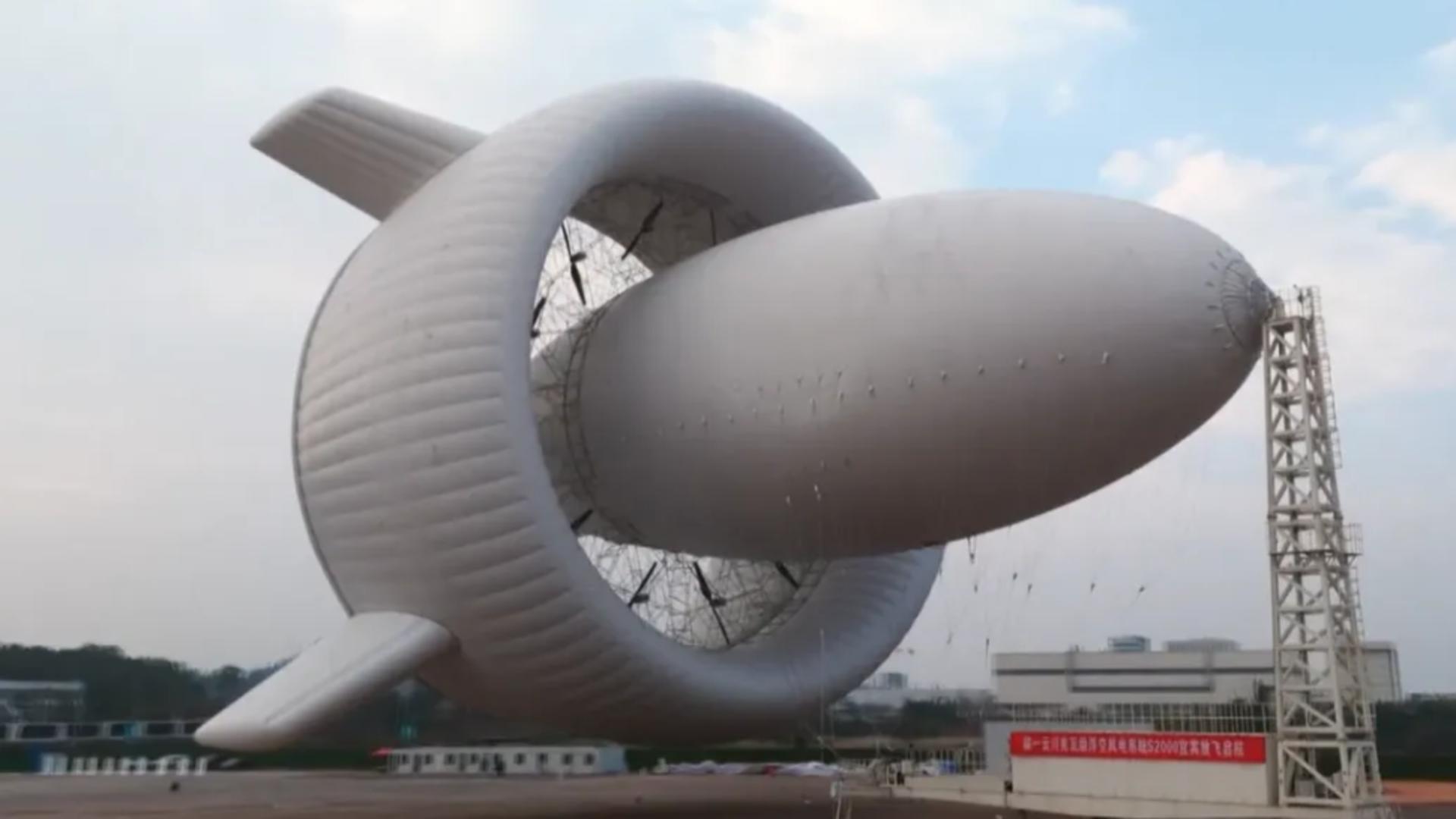 China a ridicat în aer prima turbină eoliană zburătoare