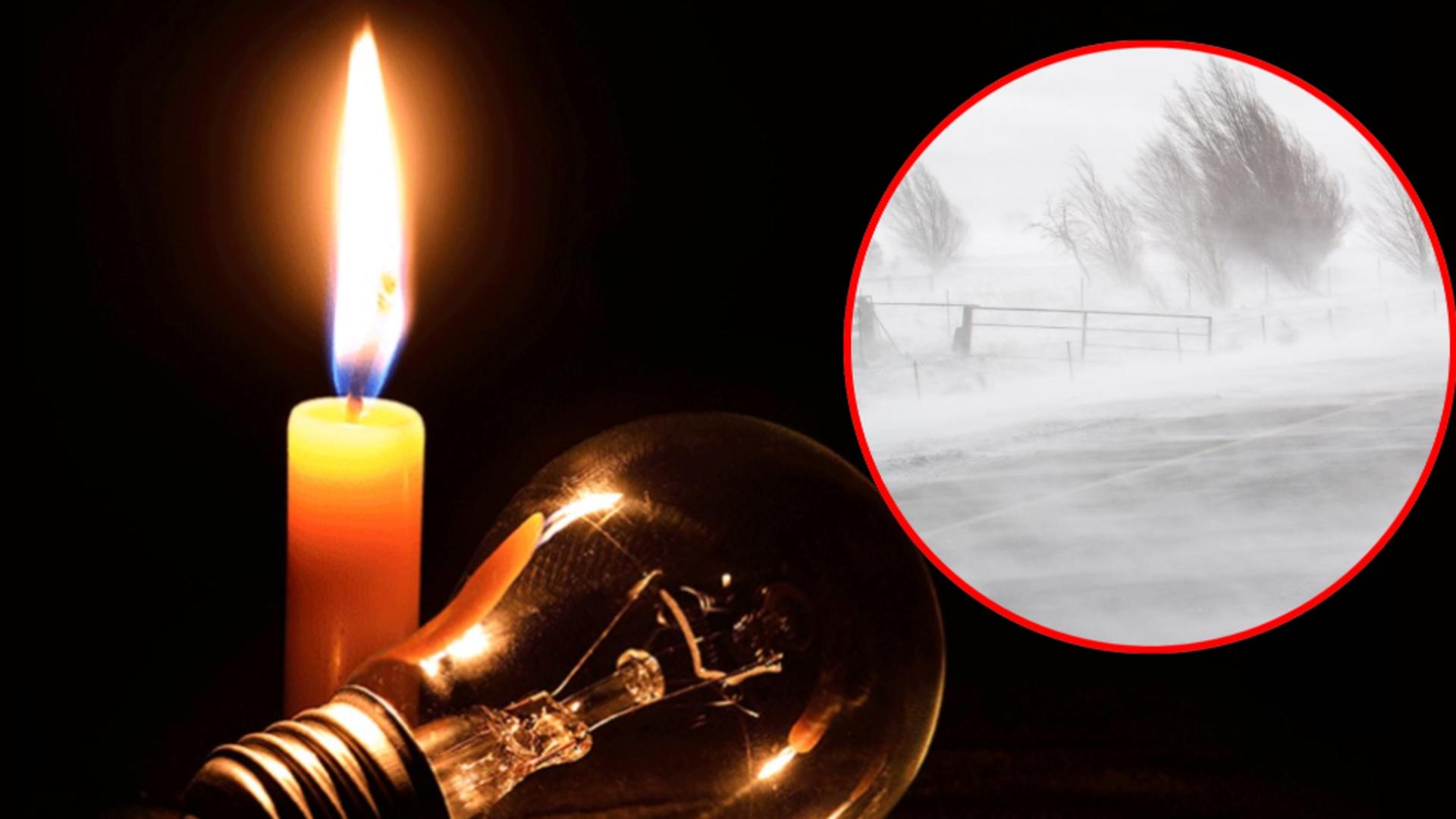  Zeci de mii de case fără curent electric