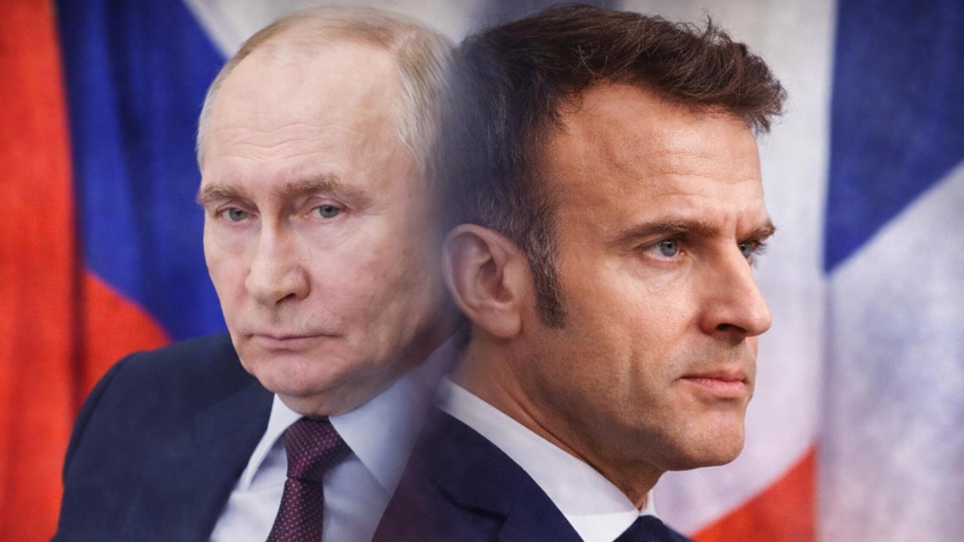 Emmanuel Macron vrea să discute telefonic cu Vladimir Putin.