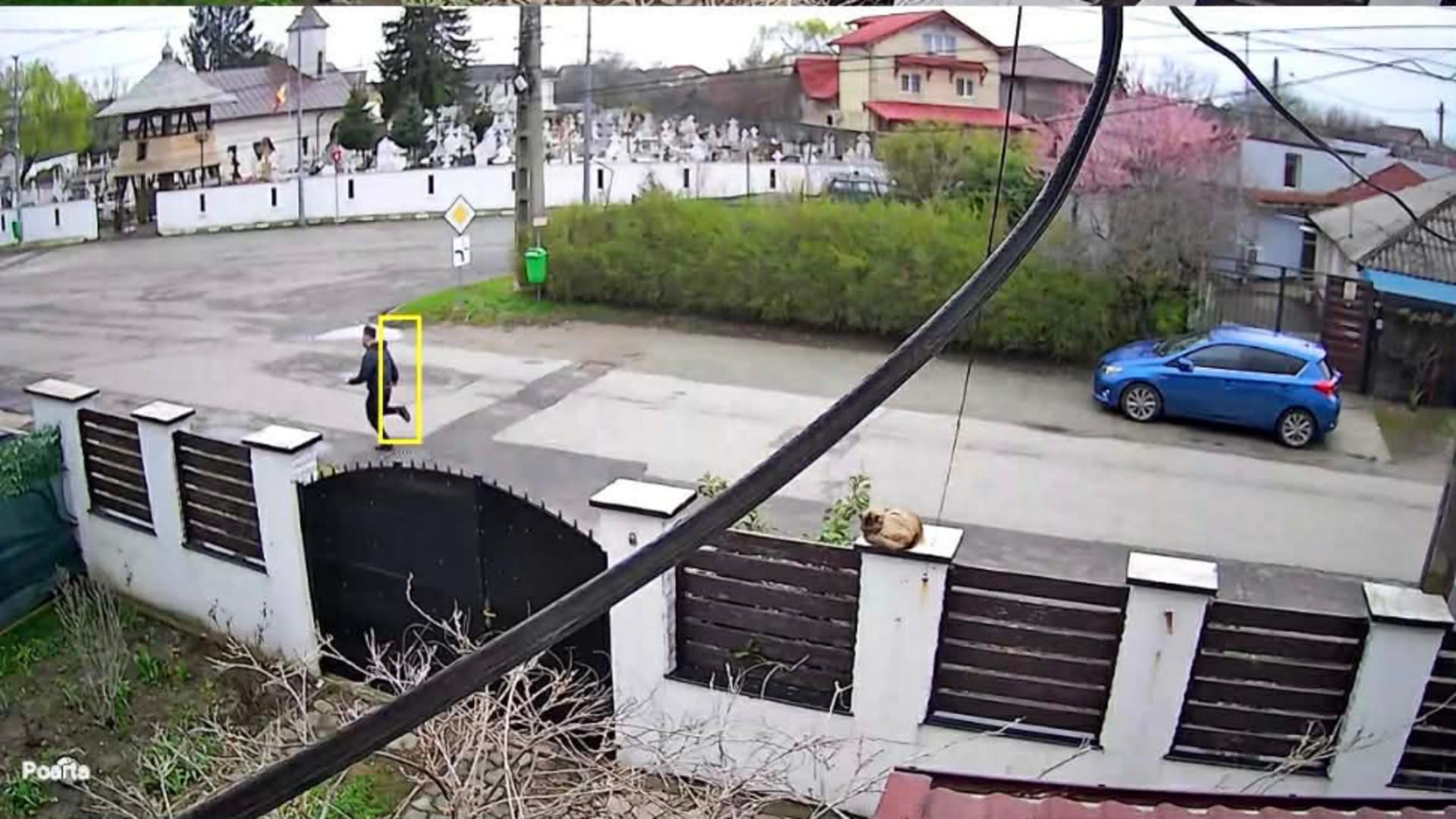 Urmărire cu focuri de armă la Buftea. Imagini șocante, fugarul urmărit de polițiști nu avea permis