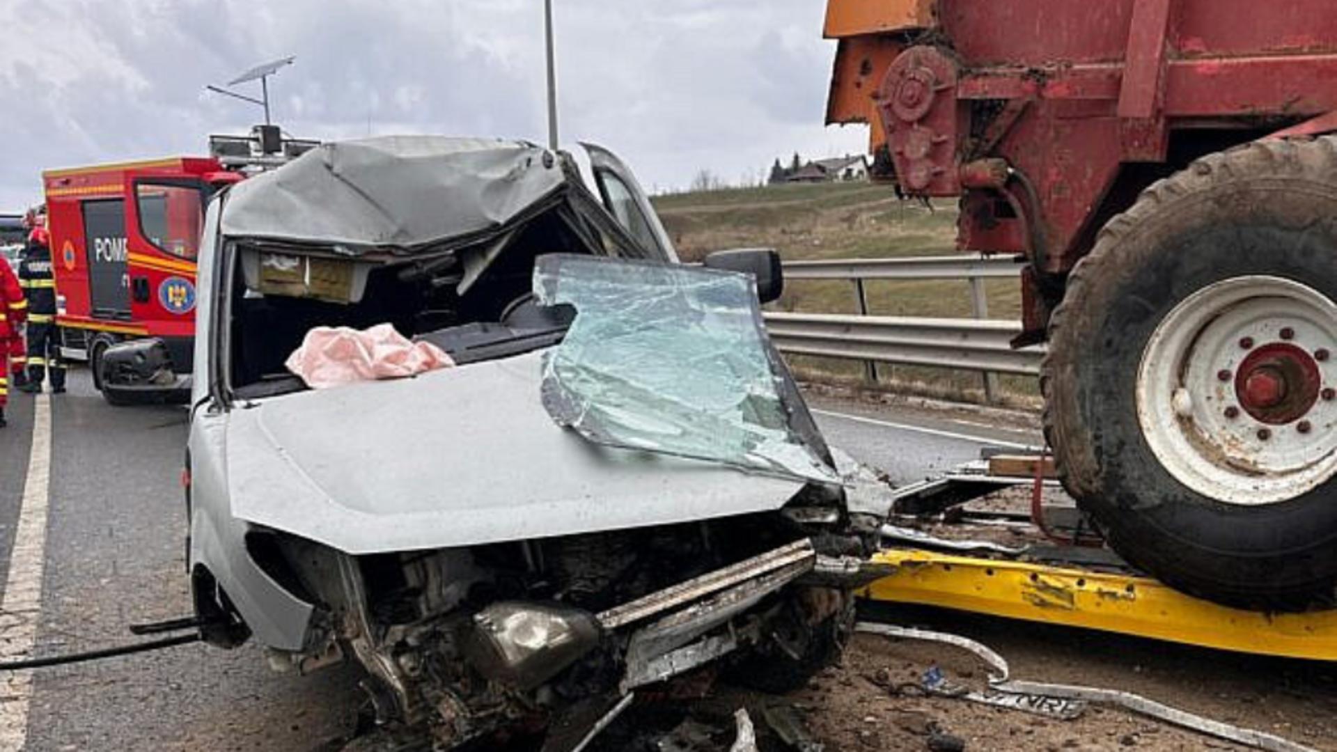 Patru persoane rănite într-un accident violent, produs pe centura Sucevei/ Foto: Suceava News