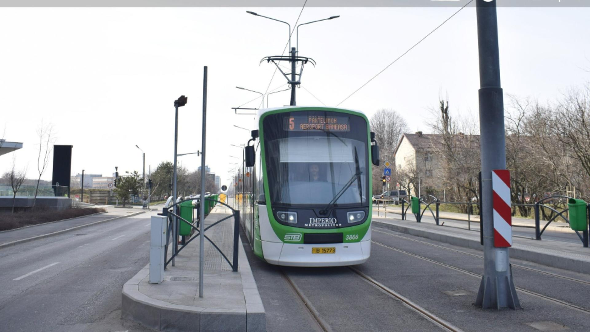 Tramvaiul 5 revine pe traseu. STB anunță optimizări majore ale transportului în nordul Capitalei/ Foto: STB