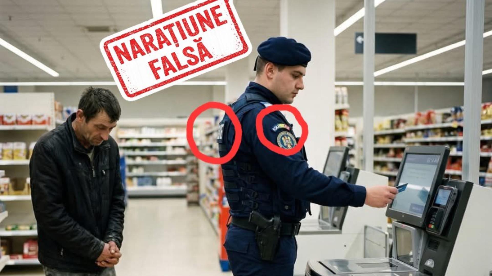 Un FAKE NEWS cu jandarmul care „iartă hoțul sărac”, demontat de jandarmeria Română
