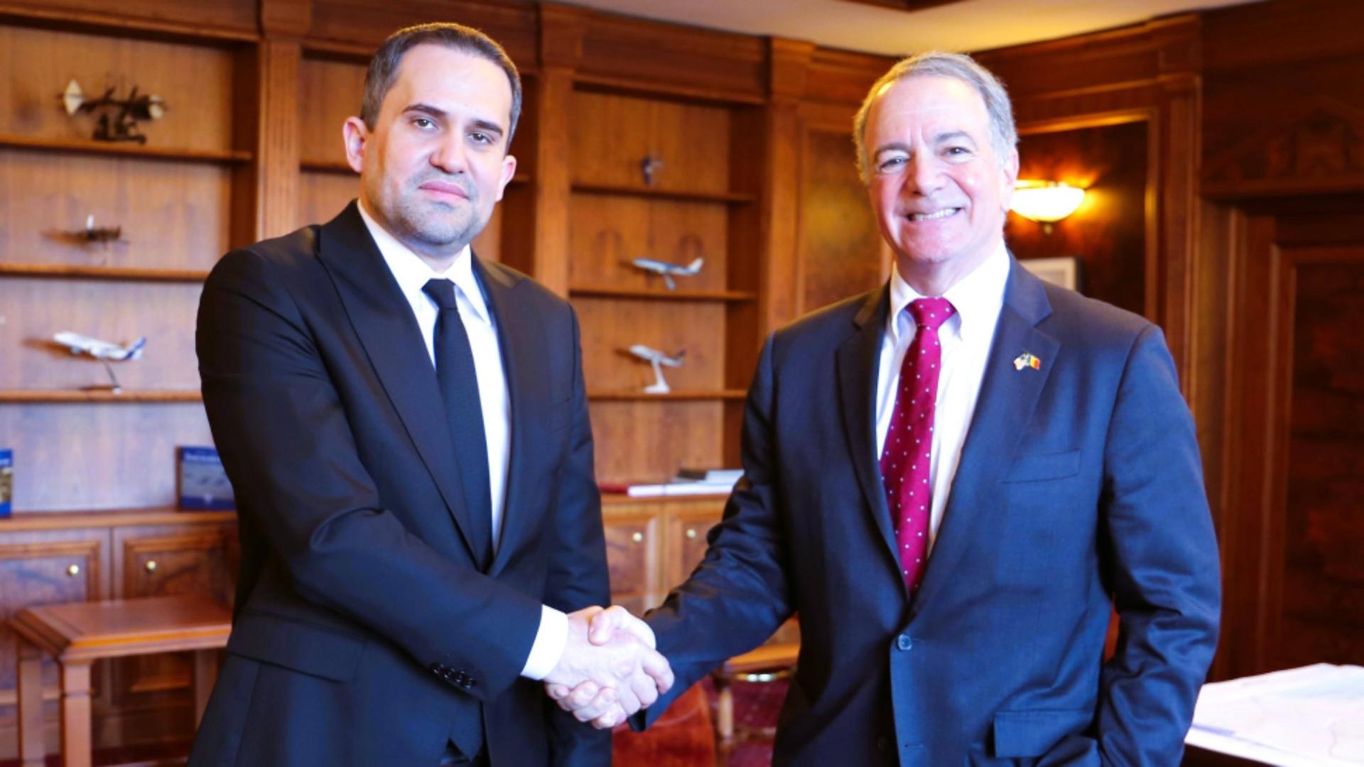 Întrevedere între ministrul Transporturilor și ambasadorul SUA: accent pe investiții americane și rolul strategic al Portului Constanța