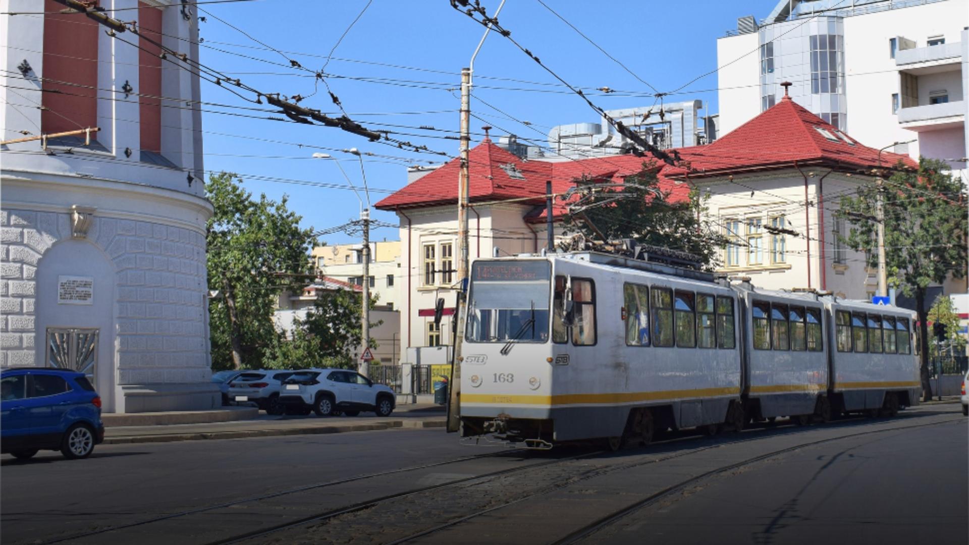 Atenție, călători! Mai multe linii de tramvai STB, modificate din cauza lucrărilor de reabilitare: traseele afectate 