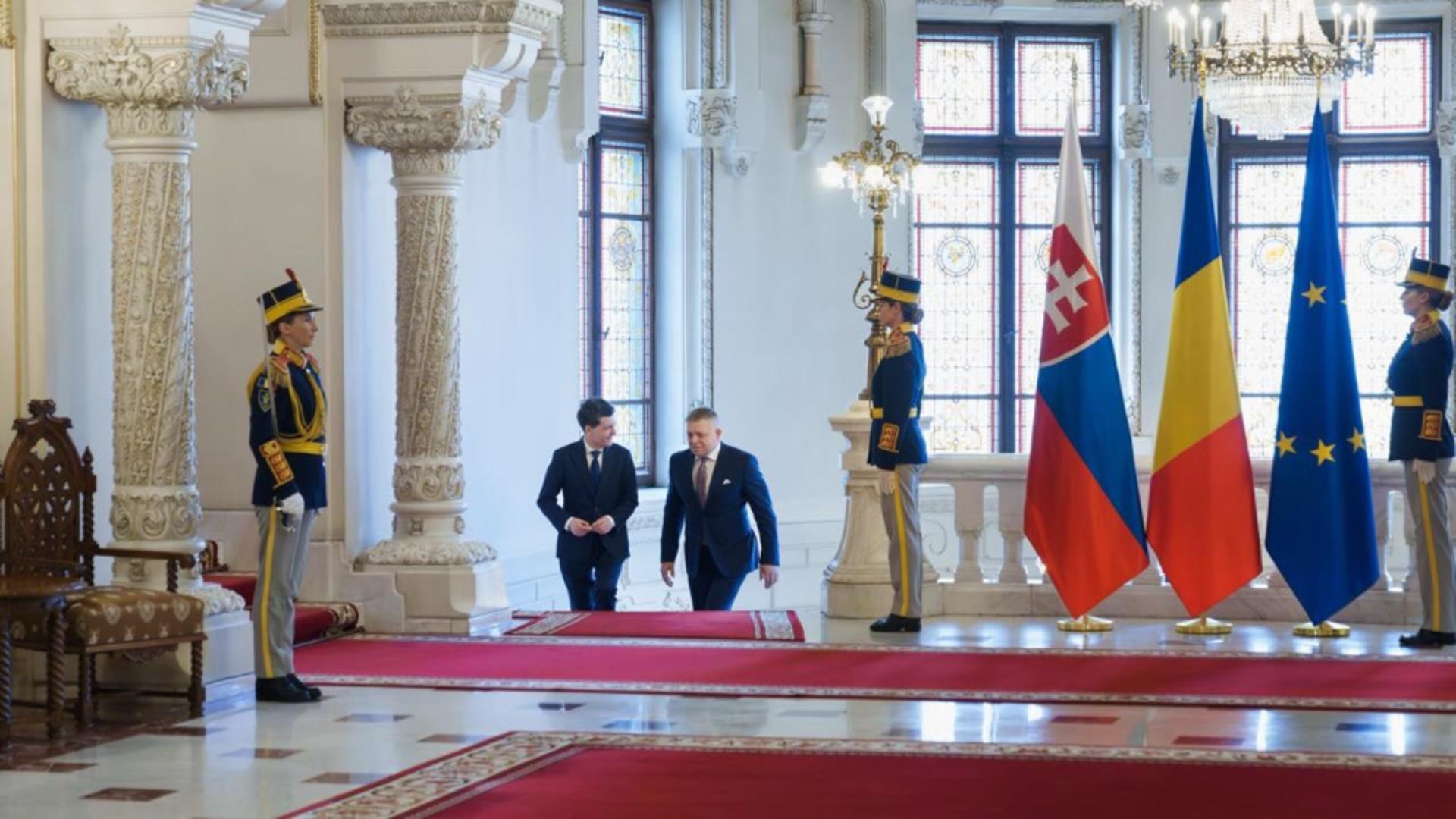 Nicușor Dan, după întâlnirea cu premierul Slovaciei: „Prioritatea noastră este să ne protejăm economiile și cetățenii”/ Nicușor Dan