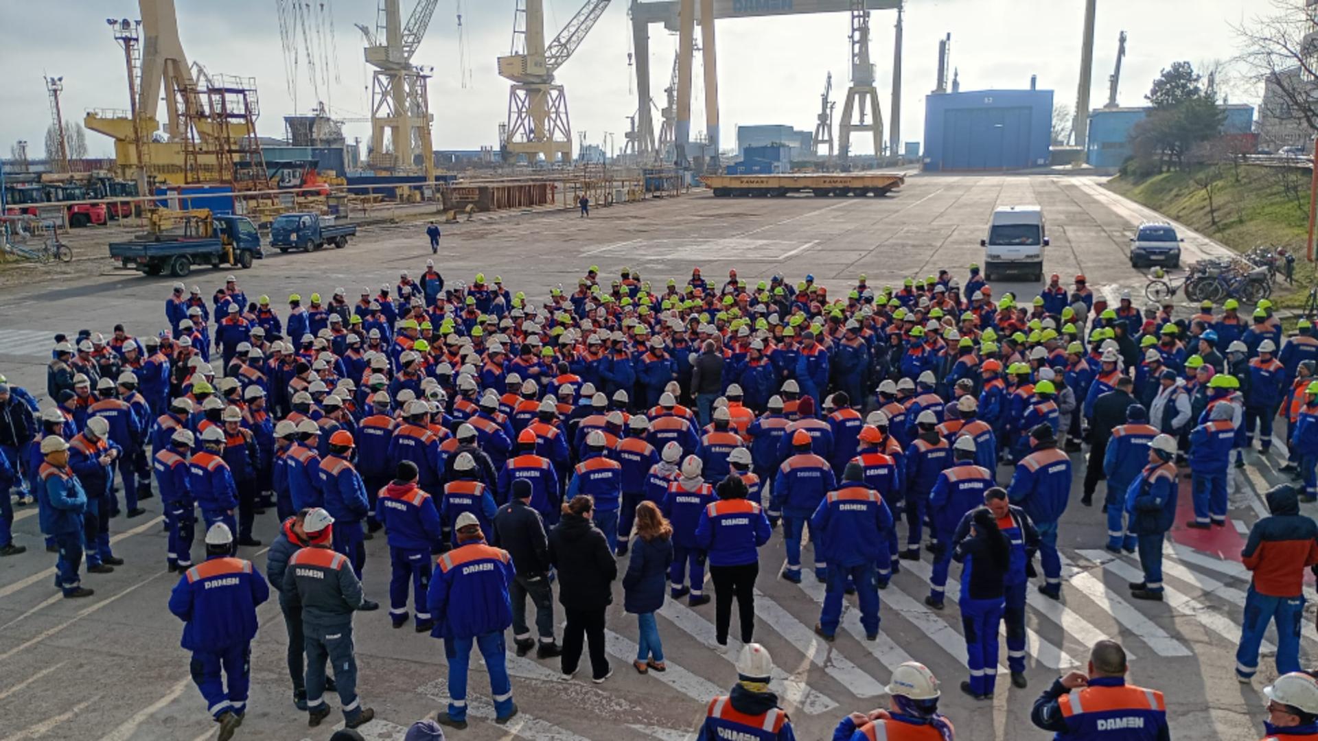 Imagini de la protest de joi dimineață, 19 martie