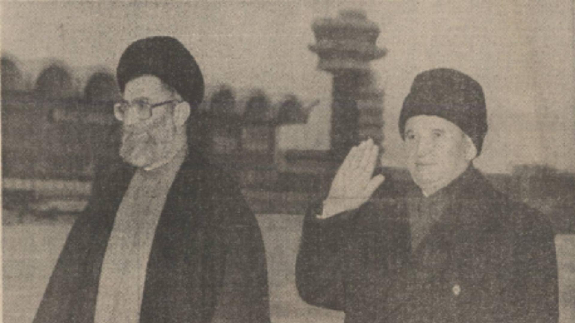Khamenei și Ceaușescu în februarie 1989, la Bucuresti (sursă: Scantei.ziare Arcanum)