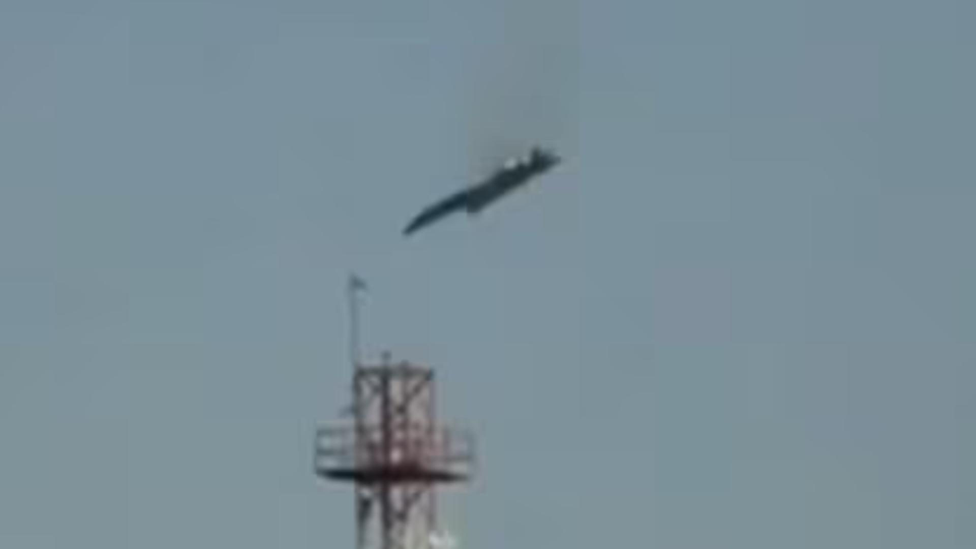 Avion de vânătoare F-15 prăbușit în Kuweit.