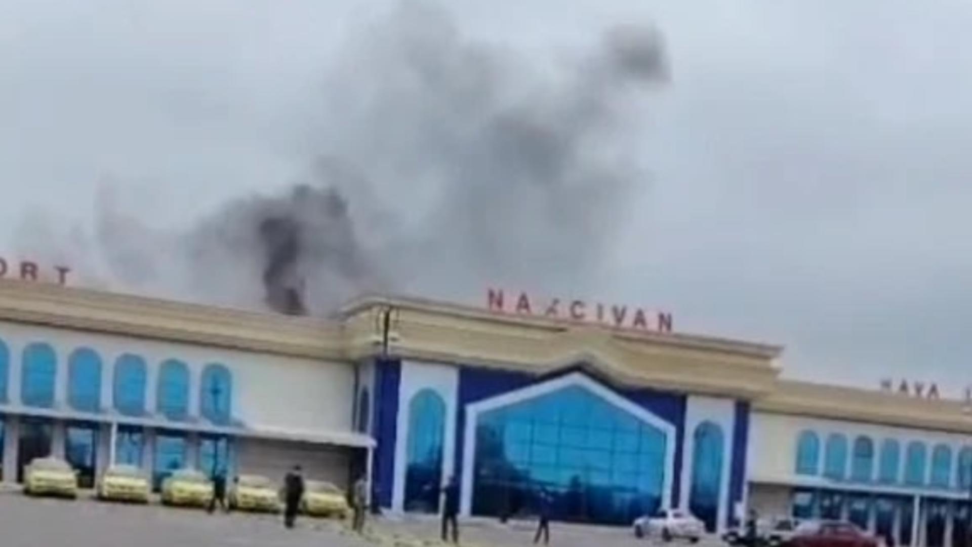 Rachete sau drone venite din direcția Iranului au căzut pe un aeroport din Azerbaidjan