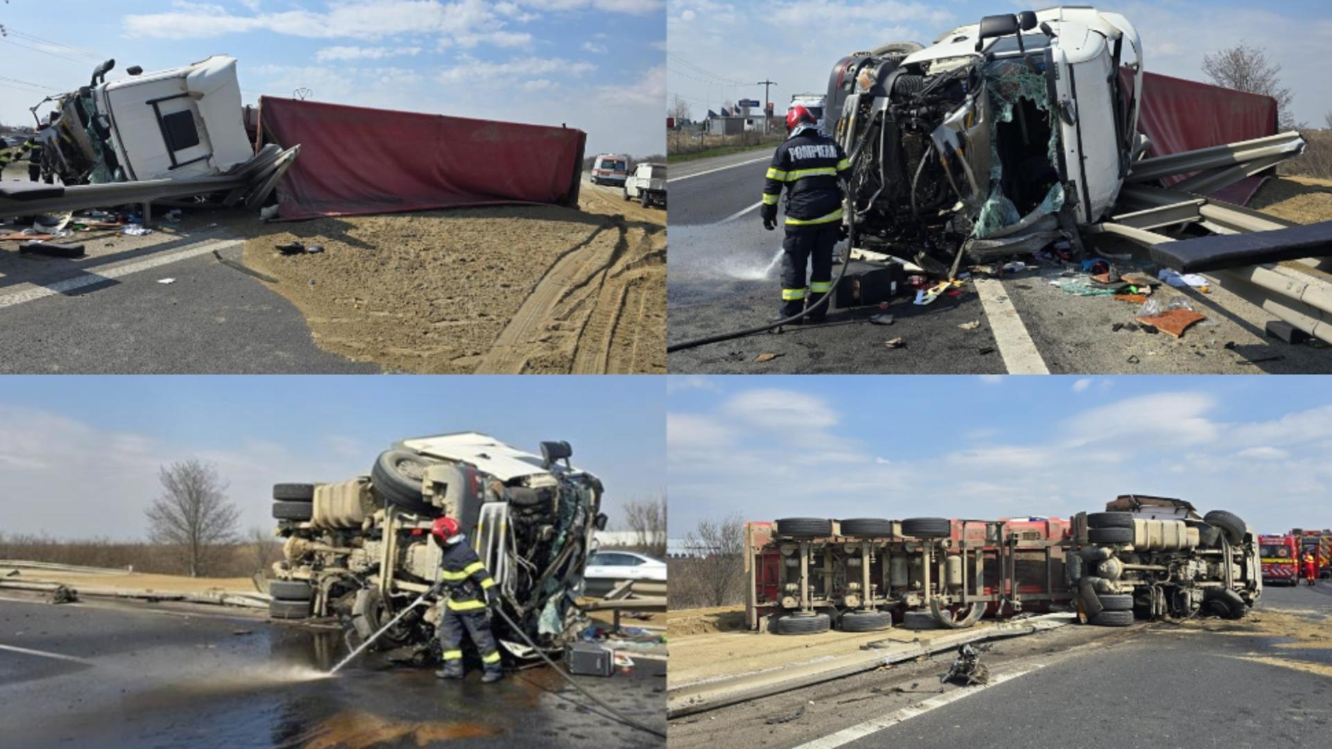 Trafic dat peste cap pe autostrada A1 Bucureşti – Piteşti