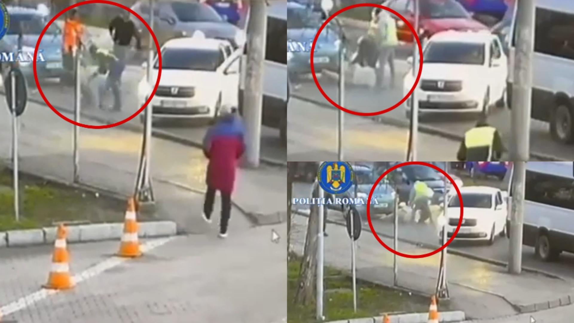 Bătaie ca-n codru pe un bulevard din Ploiești. 