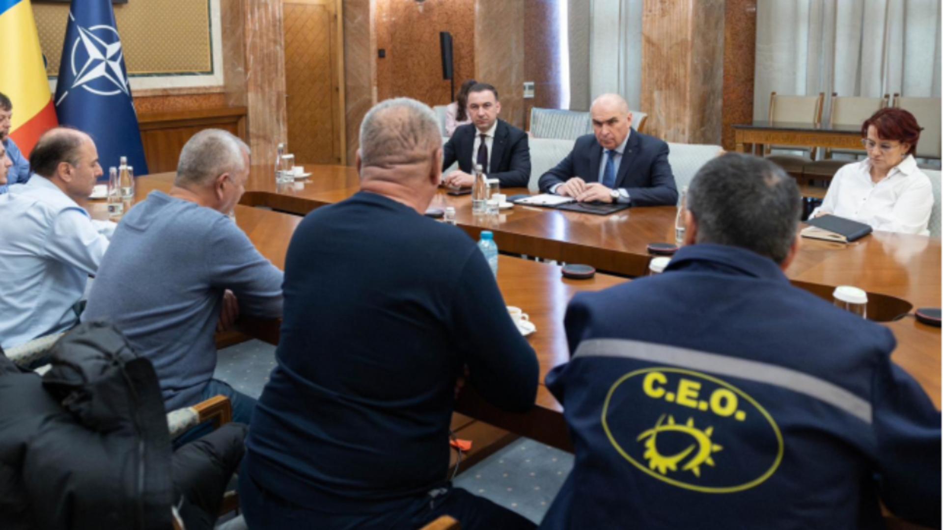 Întâlnire între Ilie Bolojan și reprezentanții minerilor