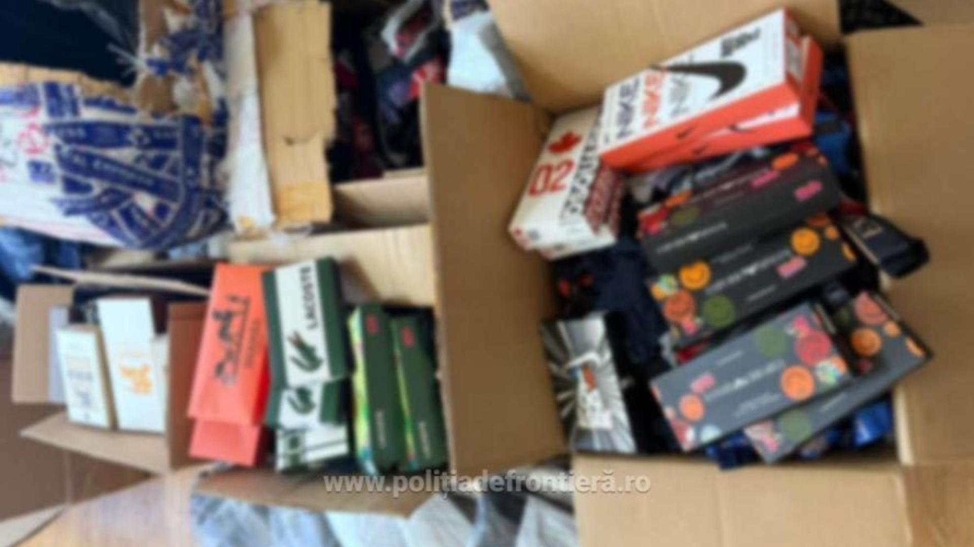 Produse contrafăcute de peste 2 milioane de lei, descoperite la Vama Giurgiu