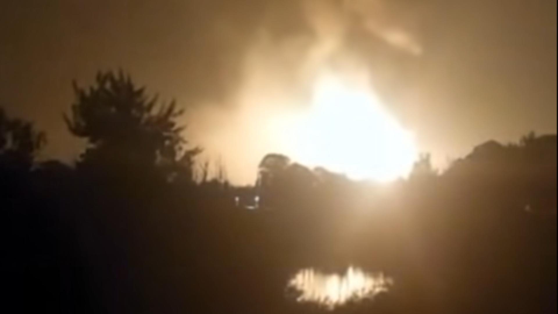 Noi imagini cu drona care s-a prăbușit în Tulcea