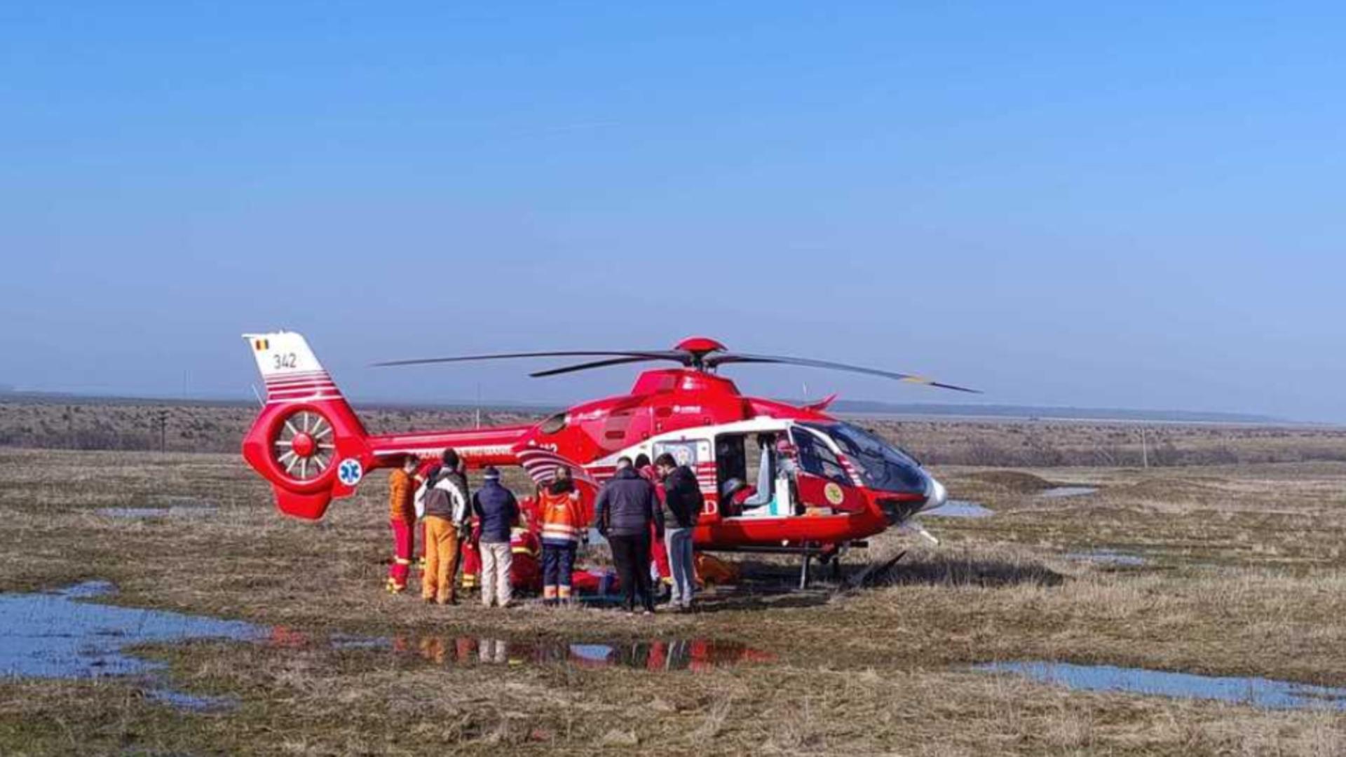 Bărbat rănit într-un accident cu ATV-ul, în Olt. FOTO: News.ro