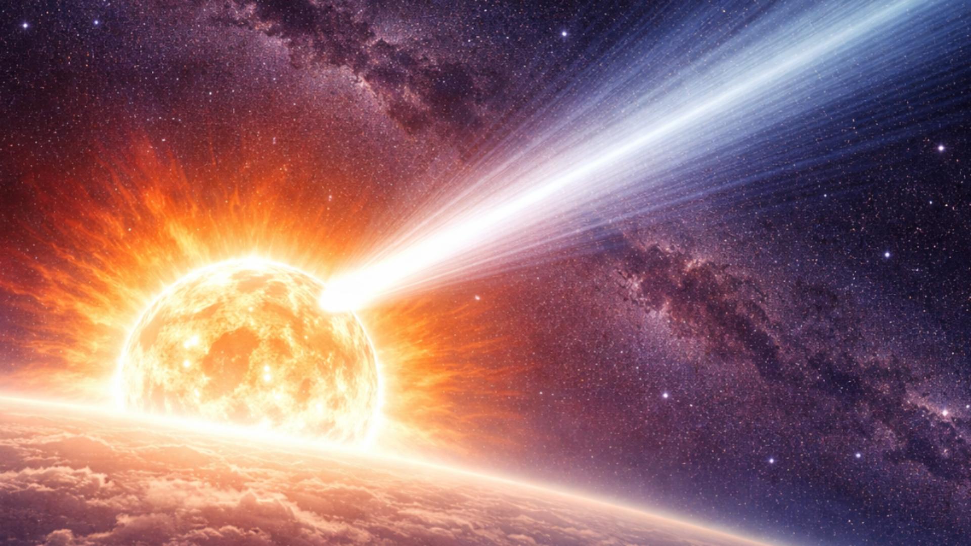 Cometa care „lovește” Soarele chiar de Paște 