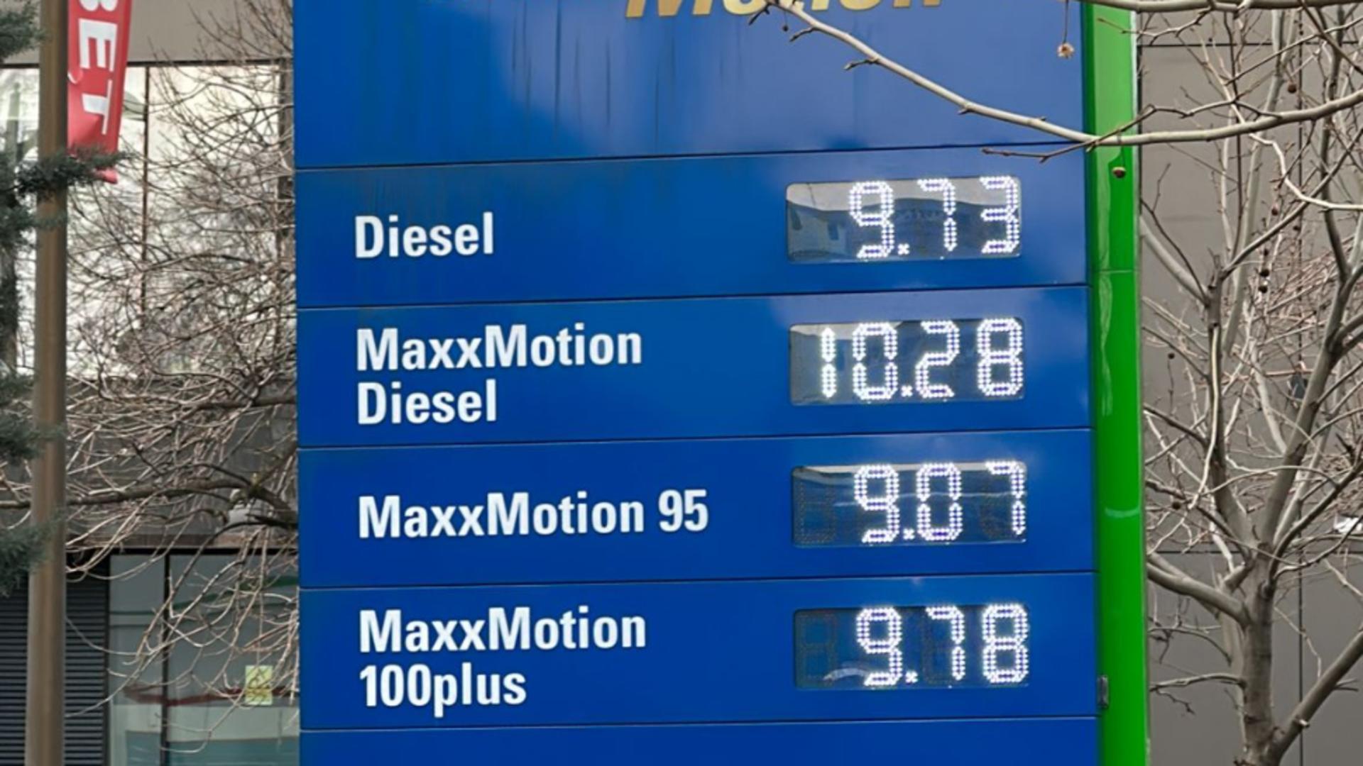 Preturile carburantilor vineri dimineață (Realitatea Plus)