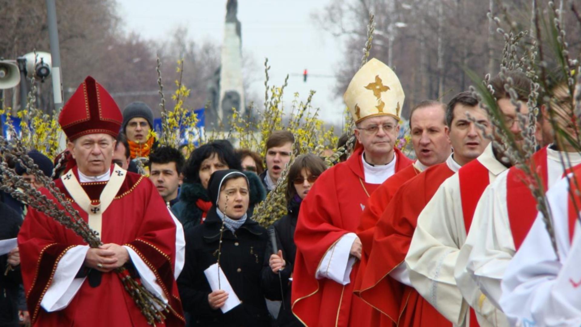 Duminica Floriilor la catolici