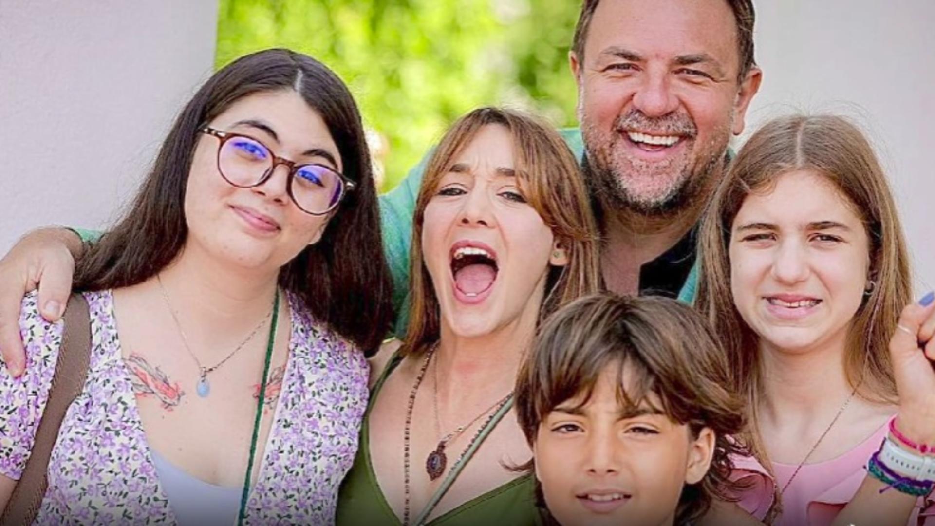 Horia Brenciu și copiii săi