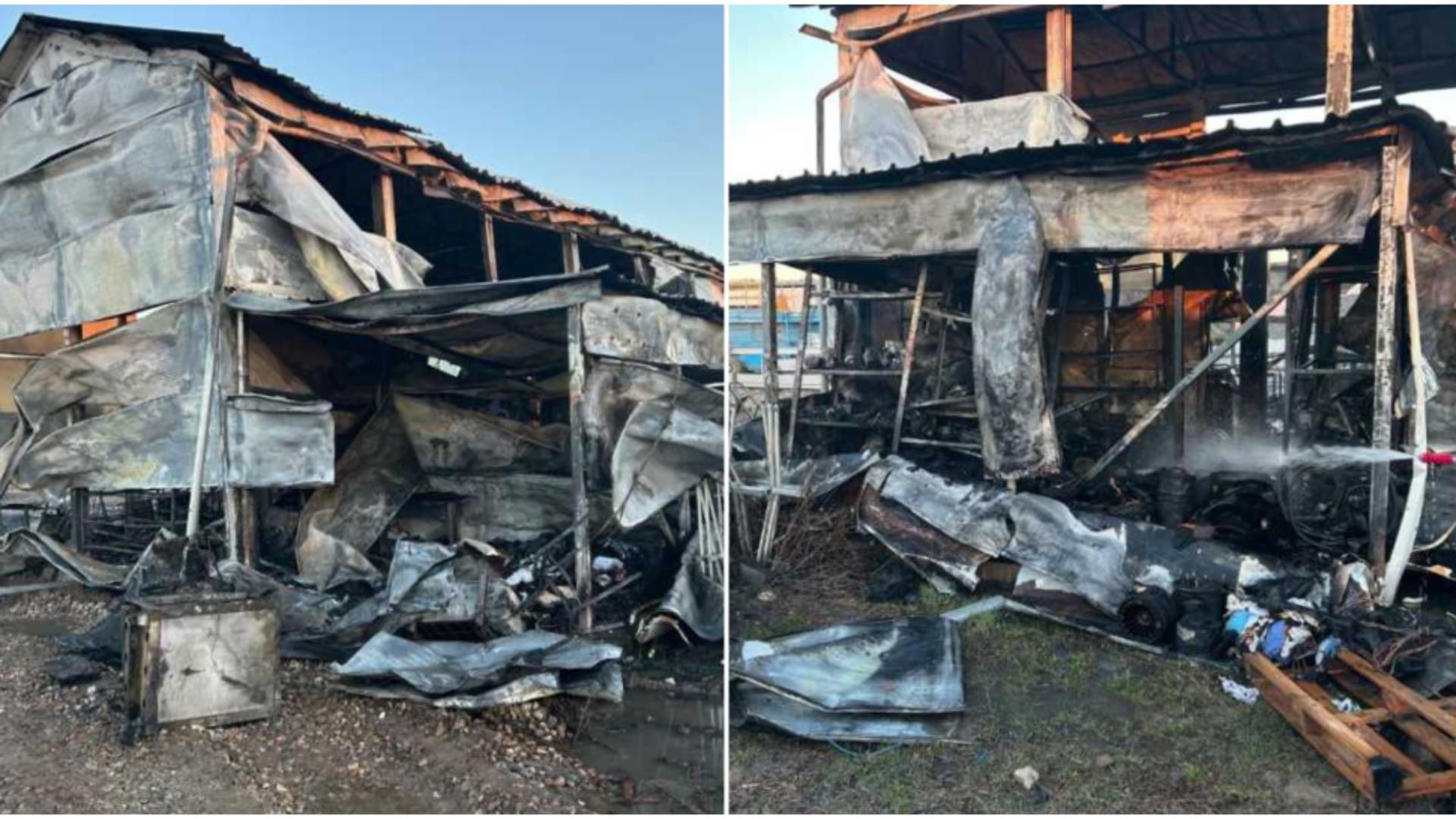 Incendiu masiv într-o comună din Satu Mare