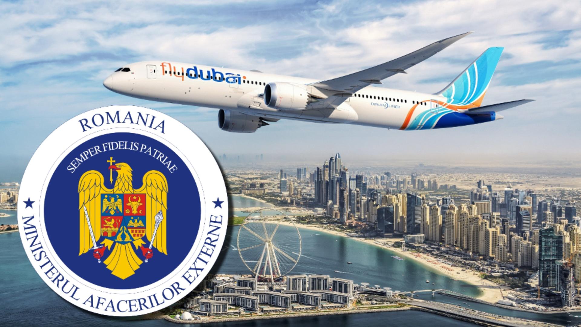 Primul zbor din Dubai spre România va fi operat în această noapte.