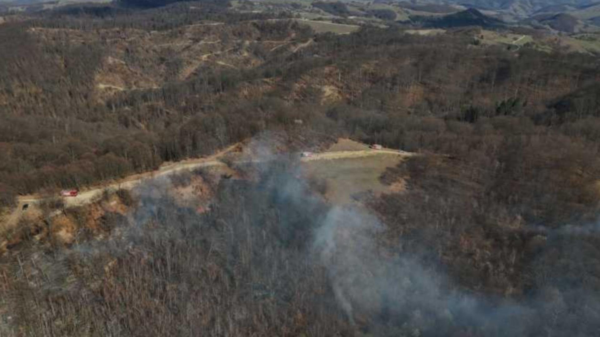 Incendiu de proporții în județul Maramureș. FOTO: ISU