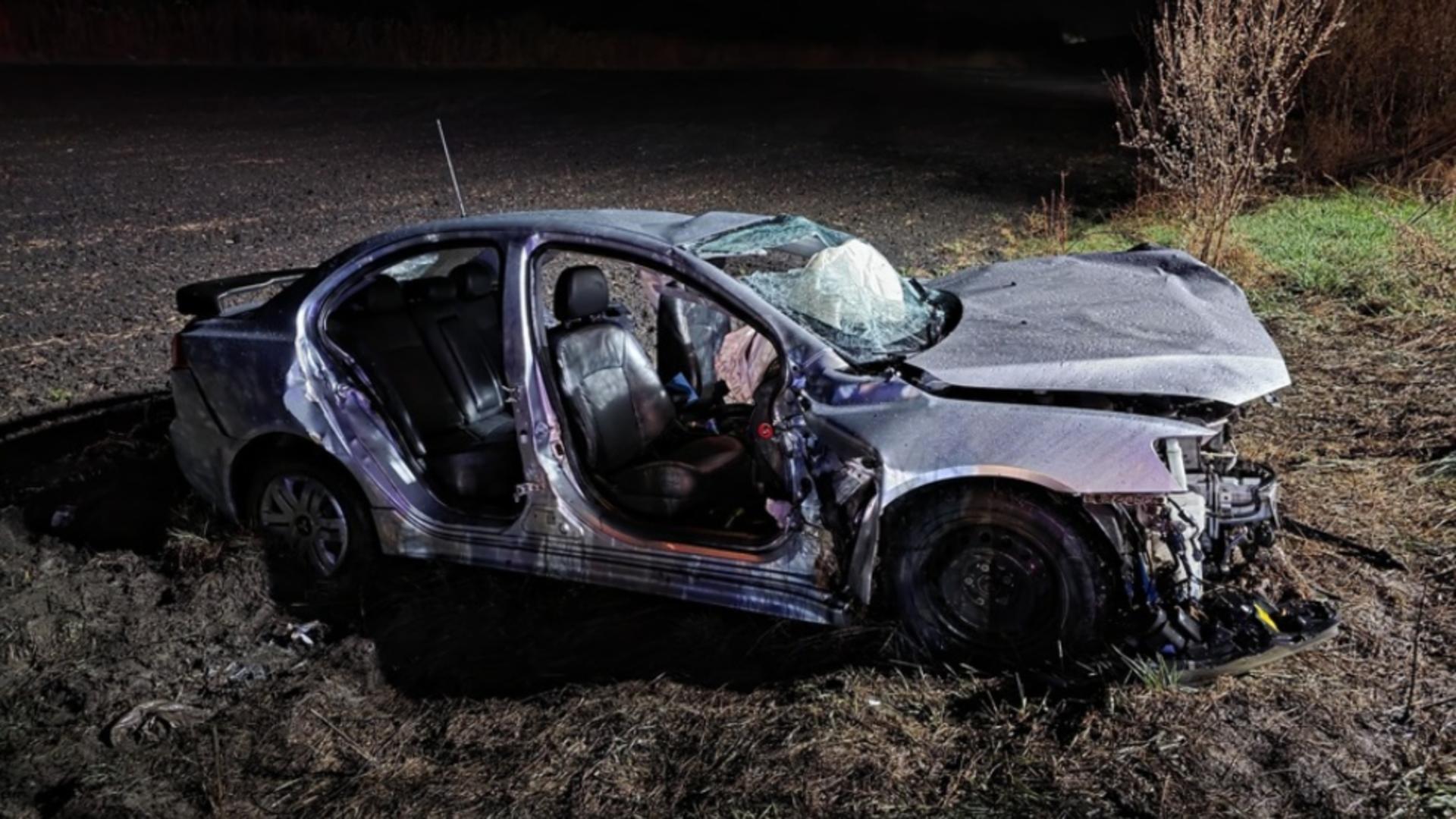 Accident rutier grav în Cluj. FOTO: ISU