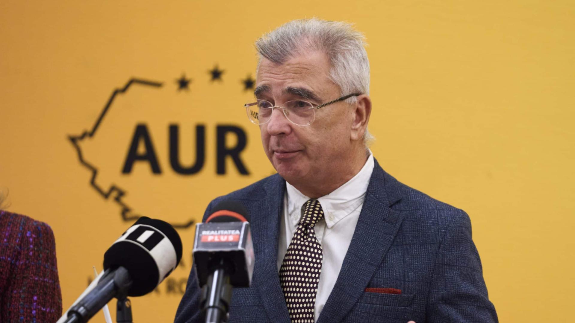 Liderul grupului senatorial AUR, Petrișor Peiu