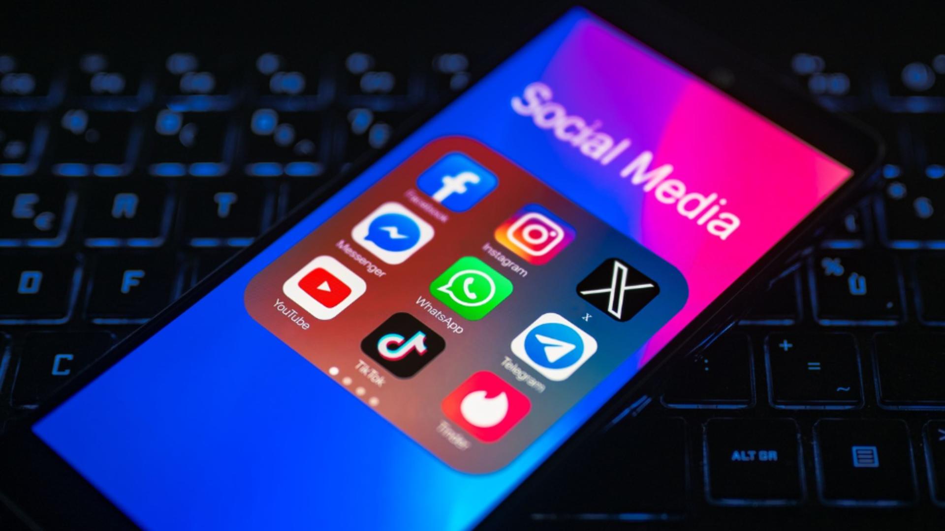 Interpelarea vizează 10 mari companii din social-media (Profimedia)