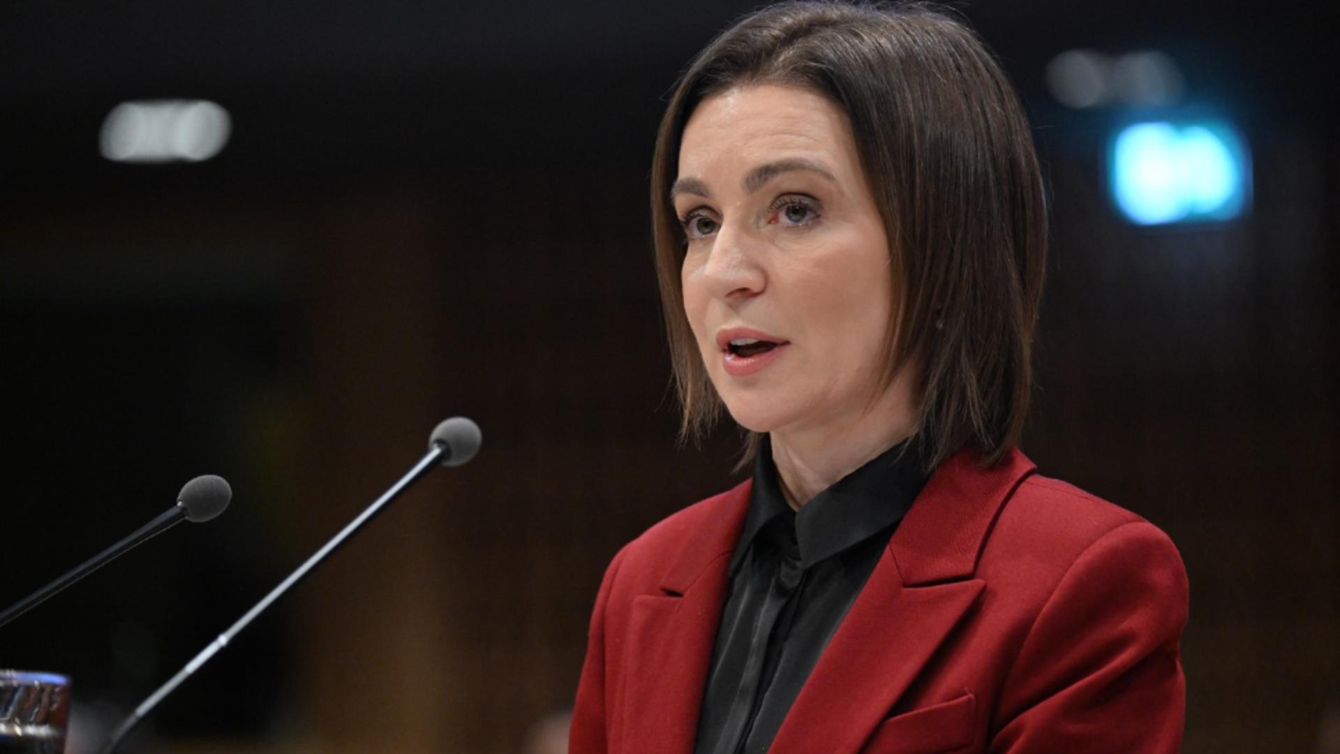 Maia Sandu. Foto: Profimedia