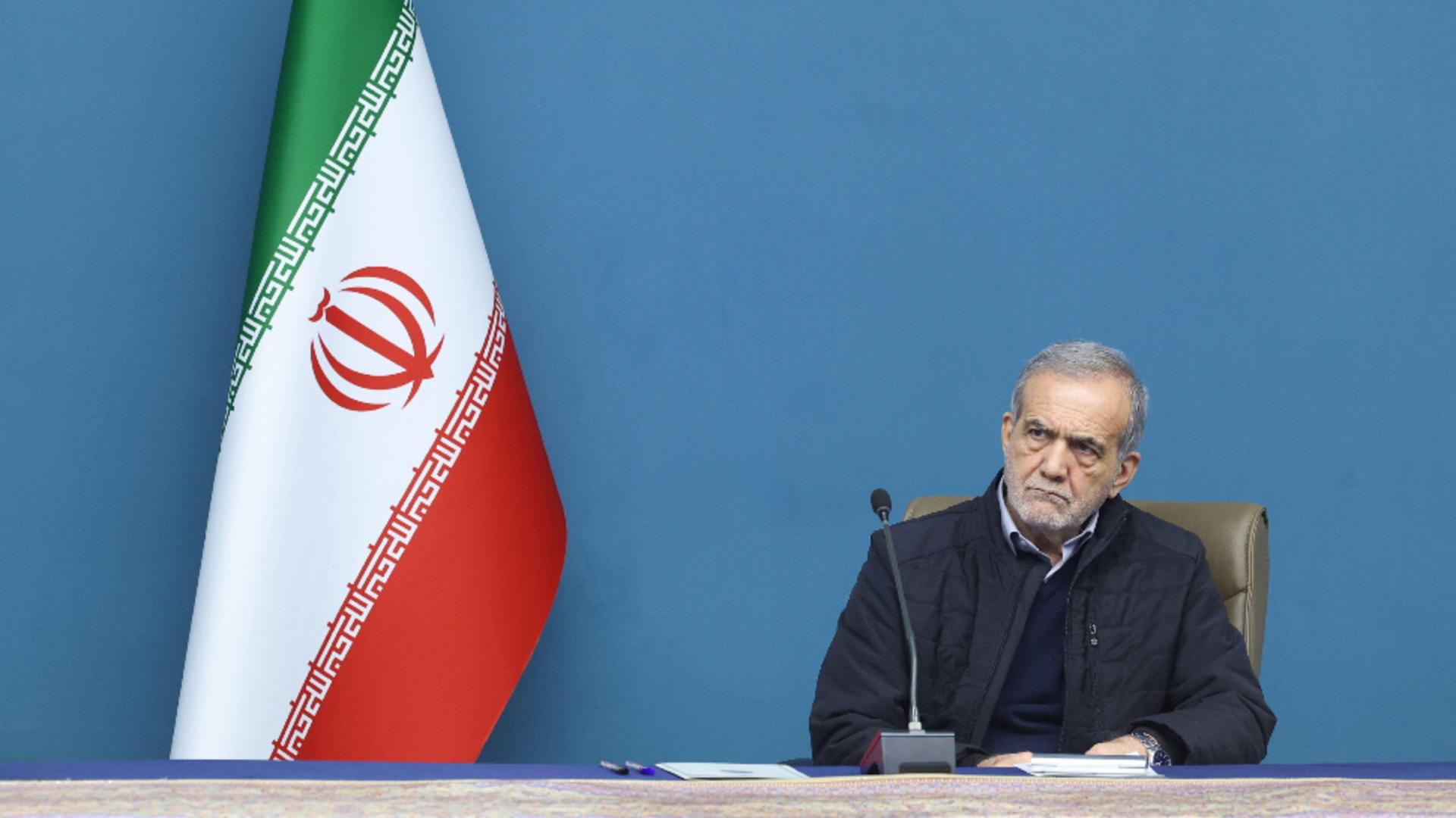 Masoud Pezeshkian, pre;edinte Iran/ Profimedia 