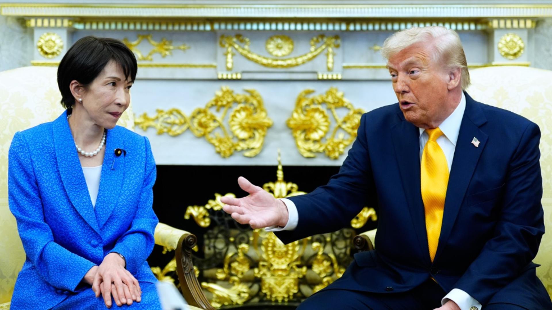 Donald Trump și Sanae Takaichi. Foto: Profimedia