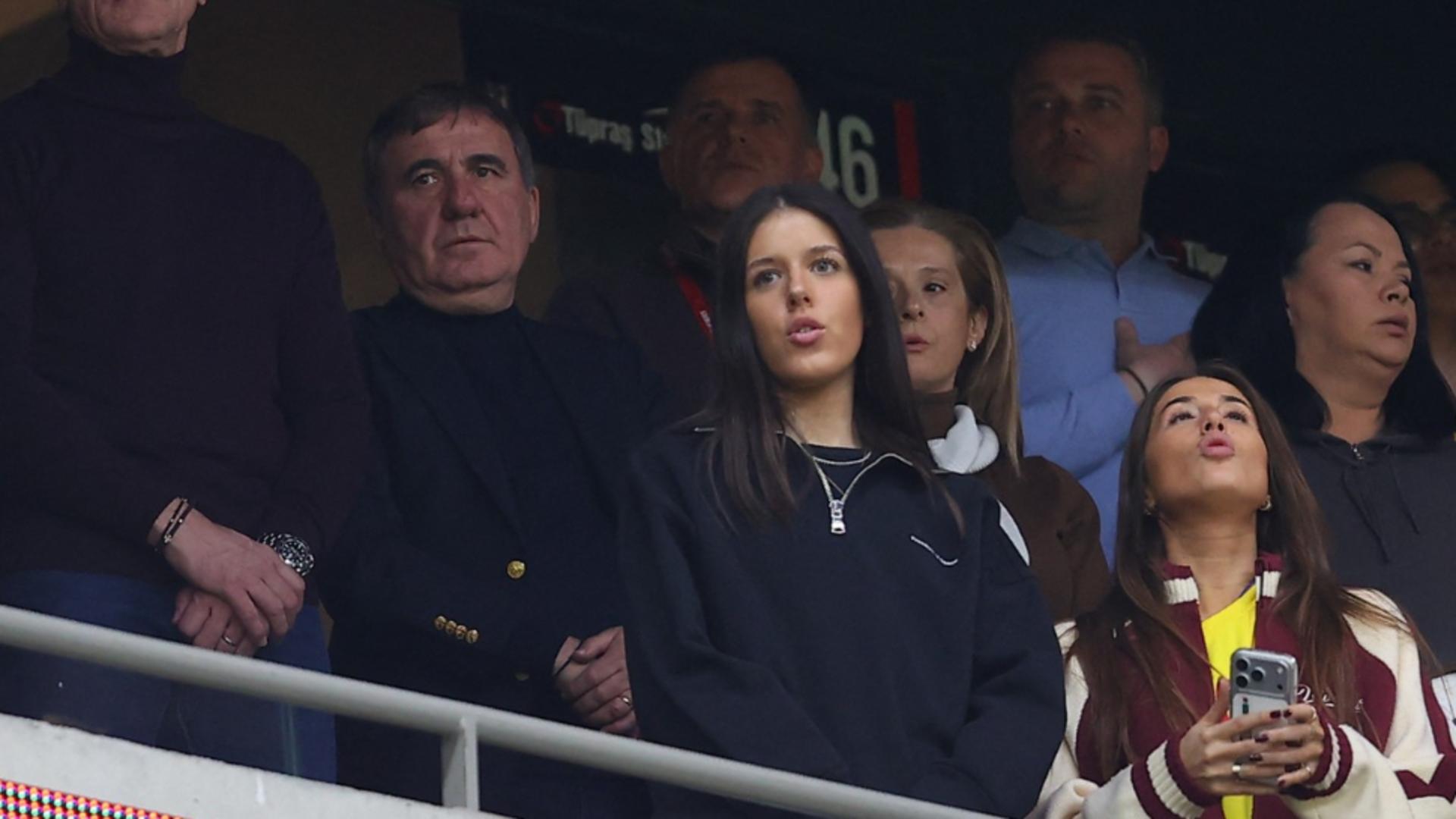Gică Hagi, în tribunele meciului cu Turcia. Foto: Profimedia