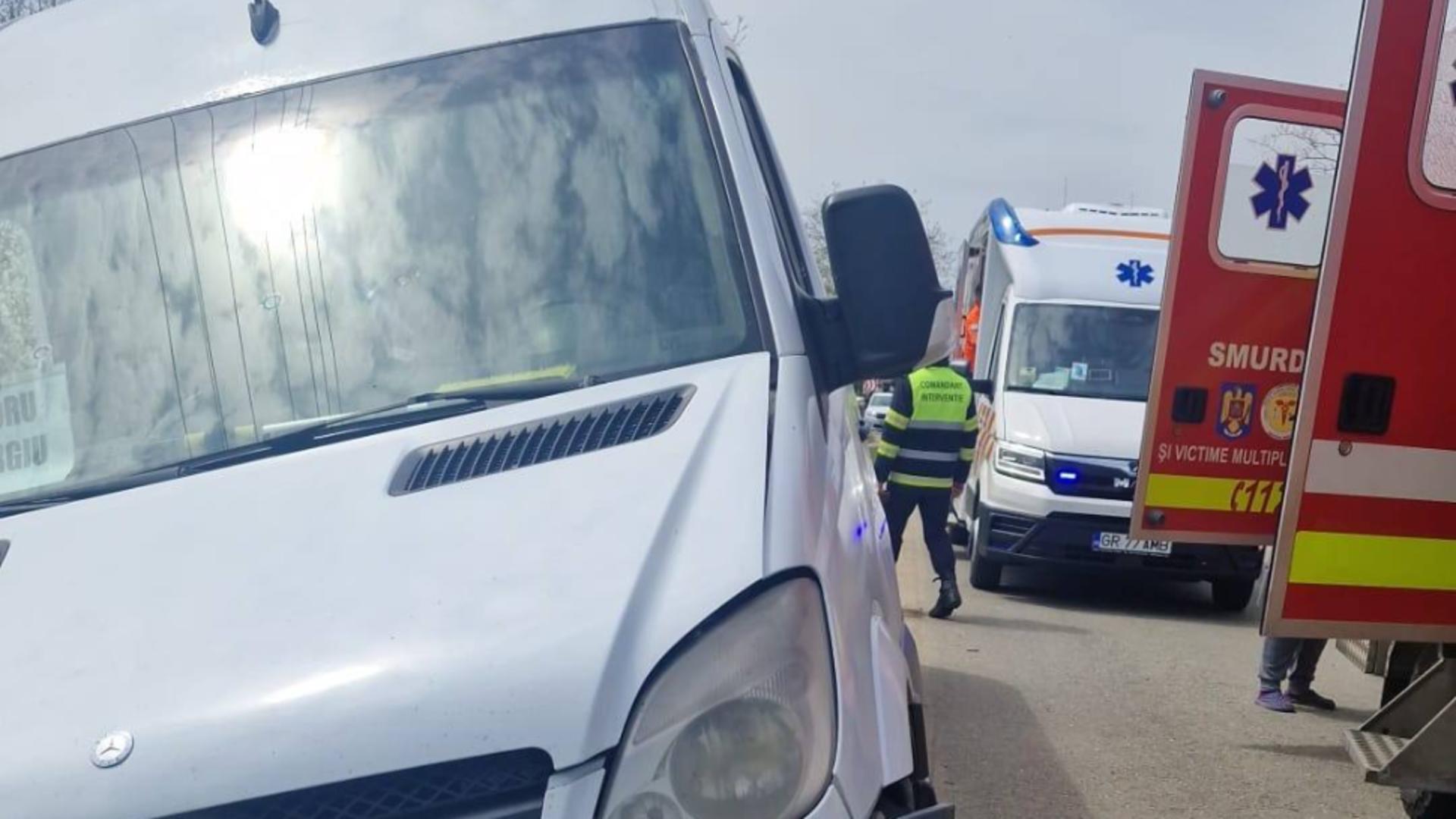 Accident Giurgiu/ Foto: ISU Giurgiu