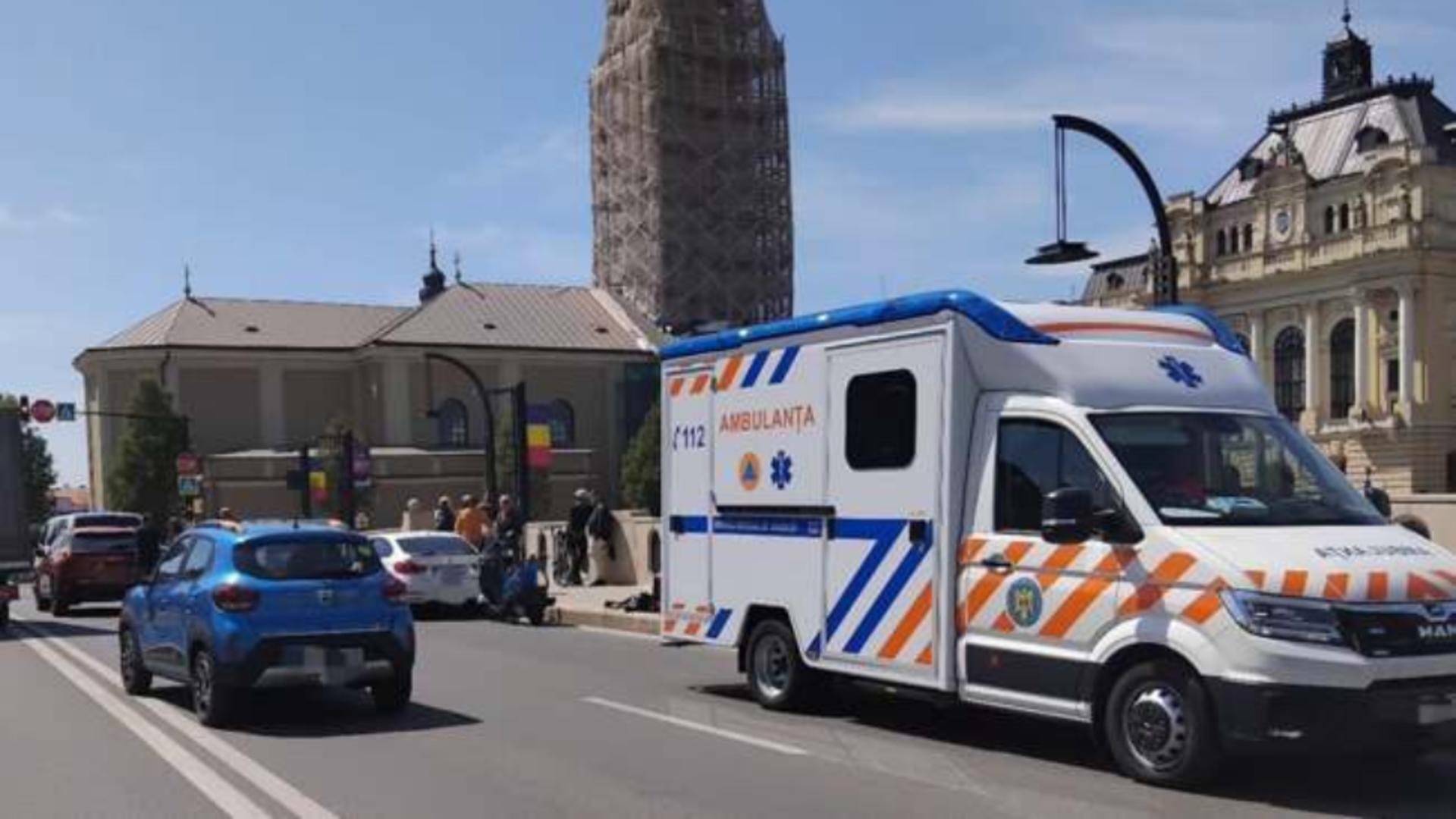 Accident Oradea. Sursa foto: Bihon.ro.